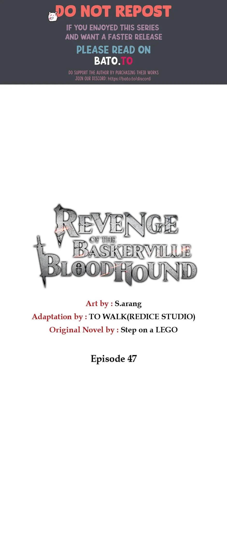 Revenge of the Baskerville Bloodhound Chapter 47 — page 1
