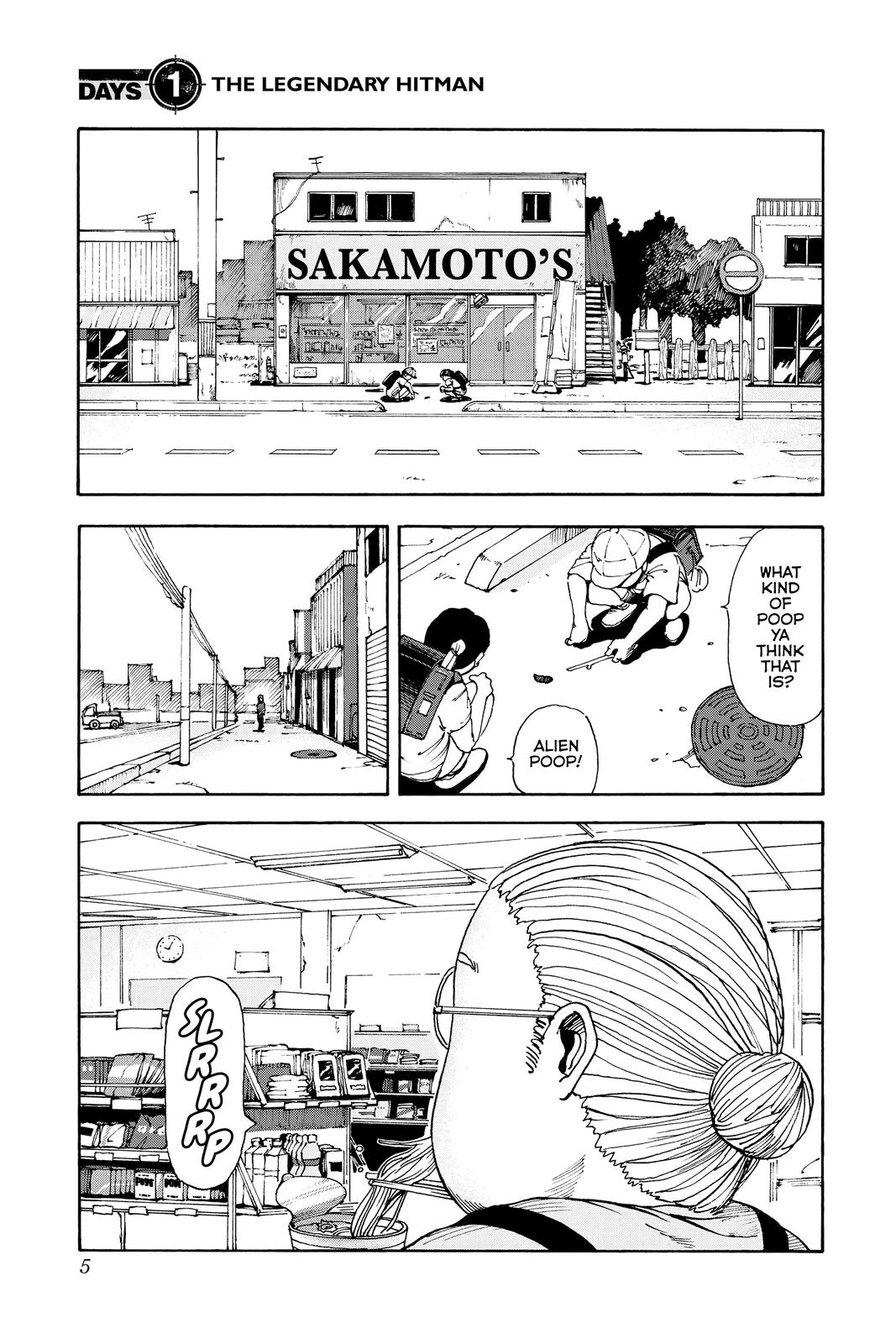 Sakamoto Days Chapter 1 — page 6