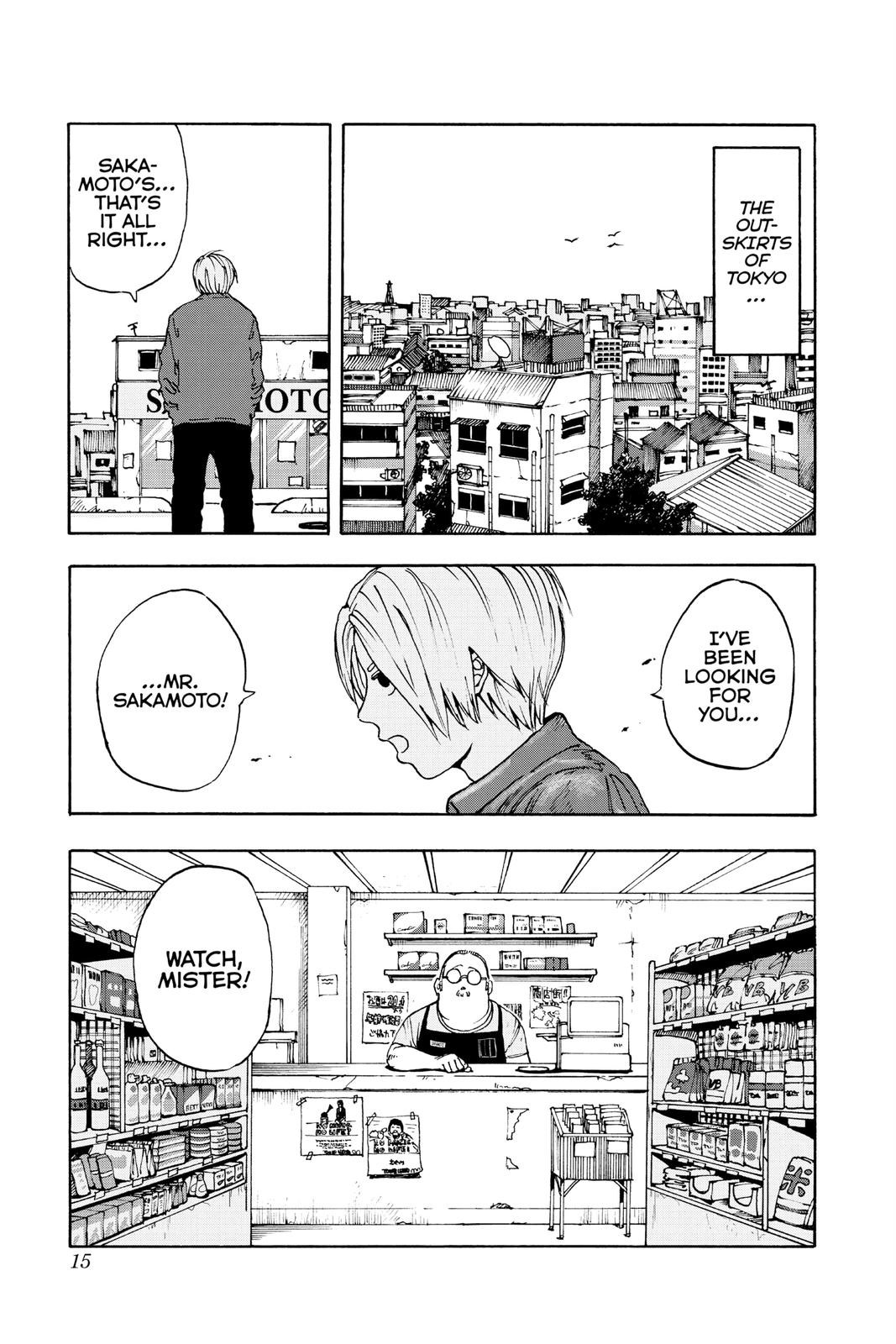 Sakamoto Days Chapter 1 — page 15