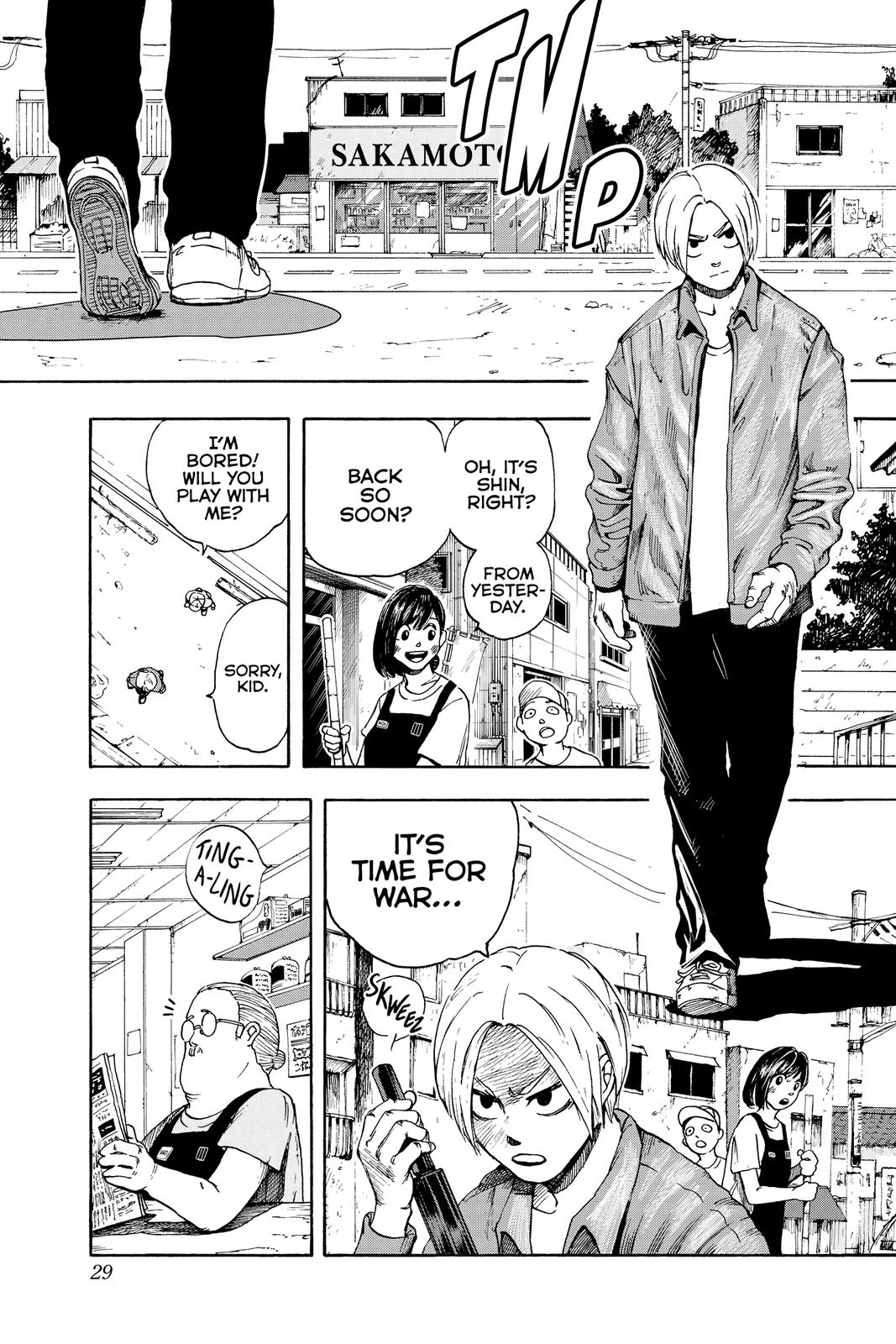 Sakamoto Days Chapter 1 — page 29