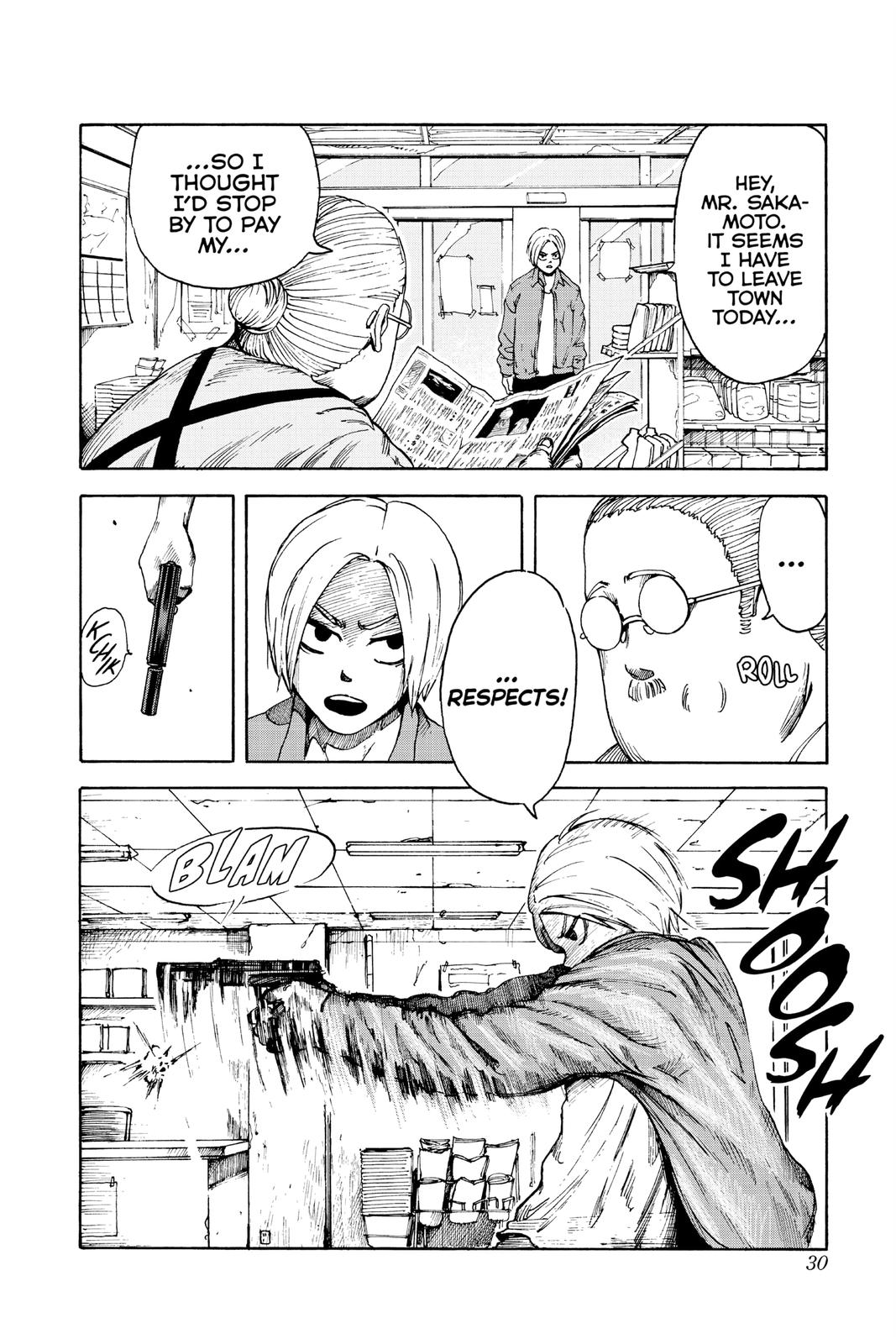 Sakamoto Days Chapter 1 — page 30