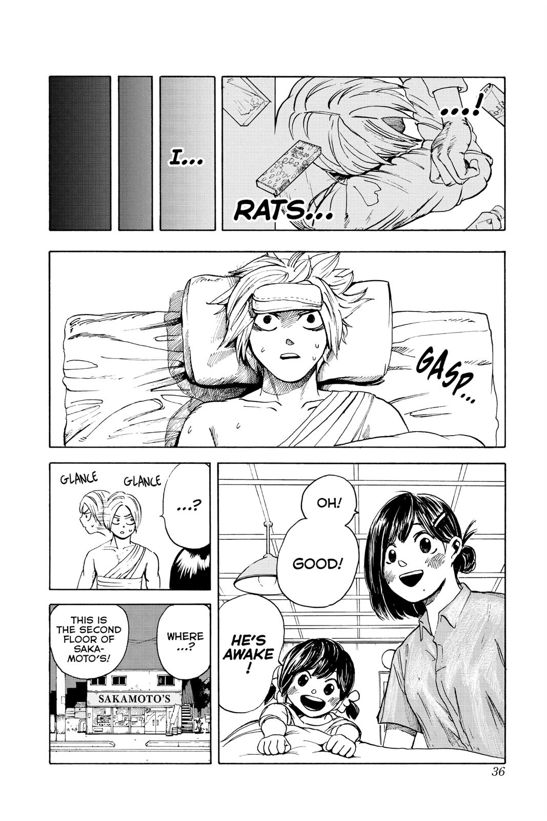 Sakamoto Days Chapter 1 — page 36