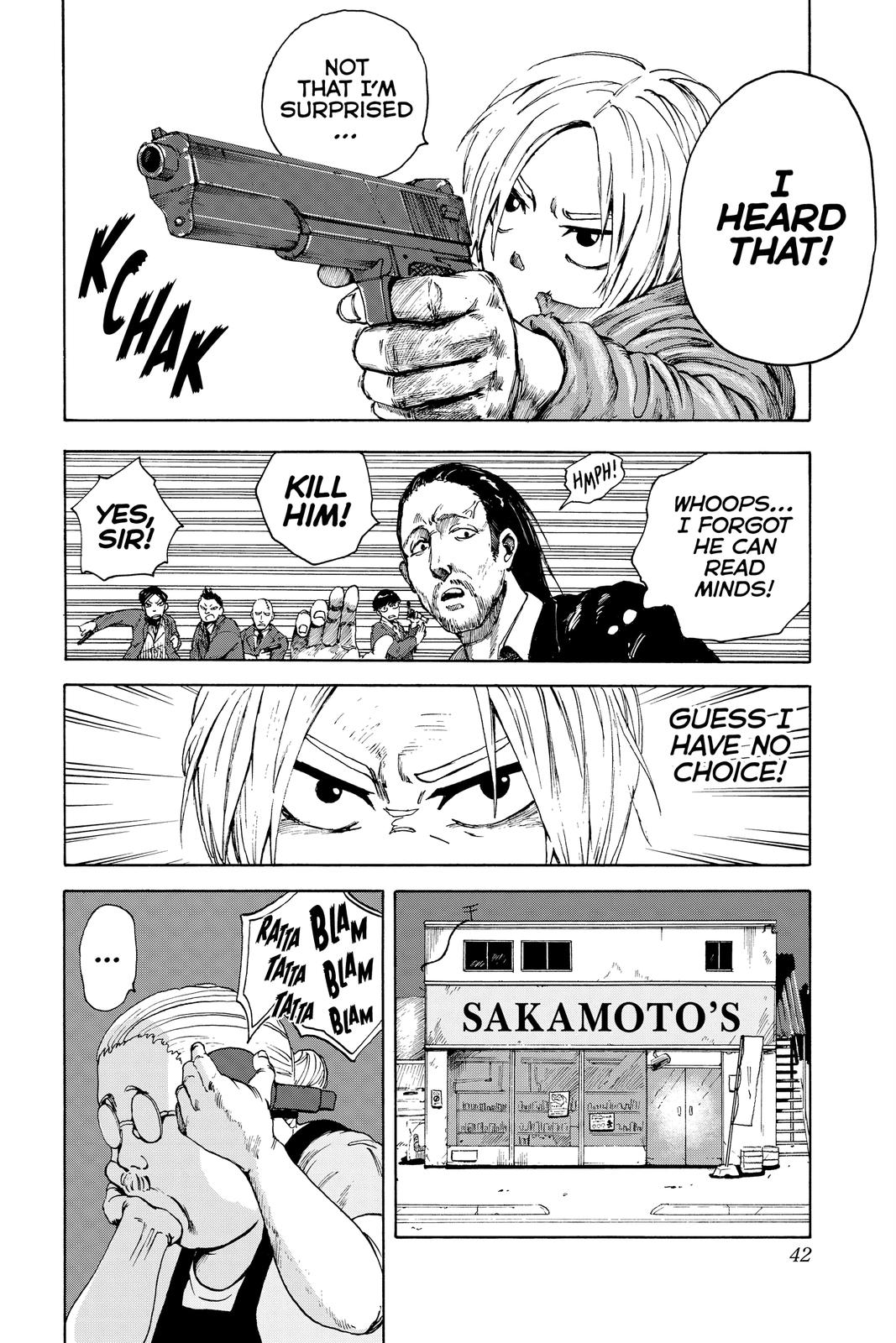 Sakamoto Days Chapter 1 — page 42