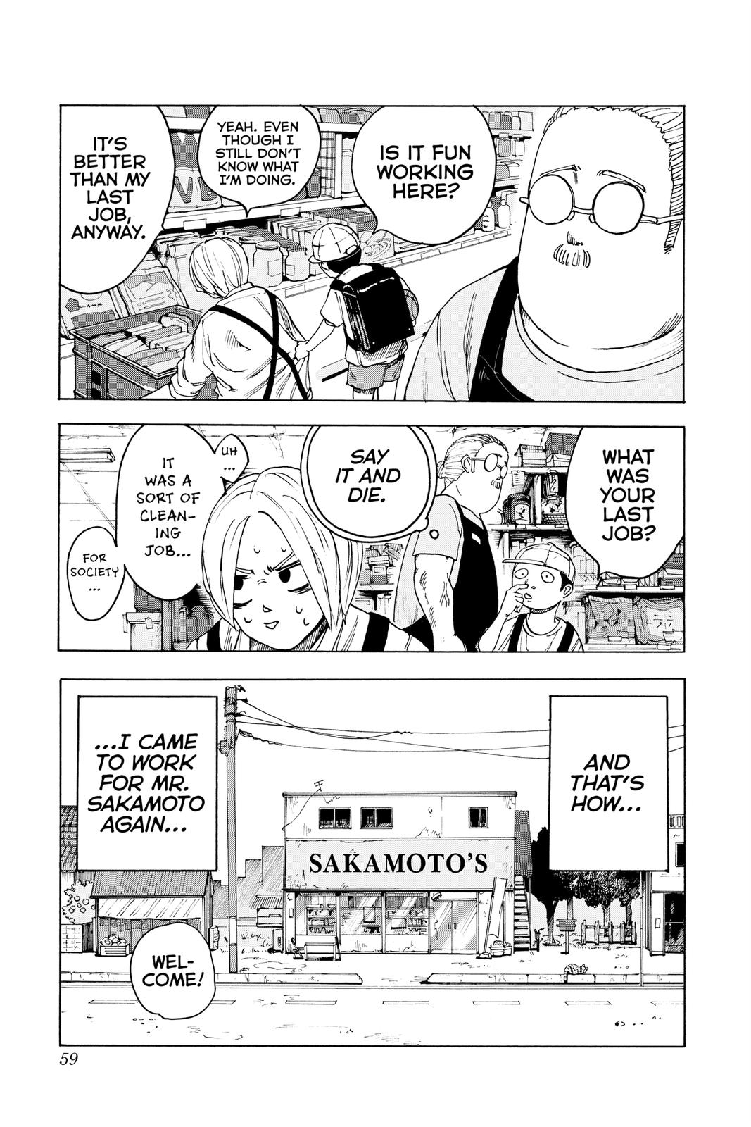 Sakamoto Days Chapter 1 — page 57