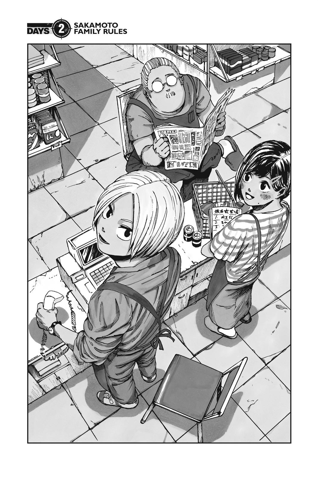 Sakamoto Days Chapter 2 — page 1