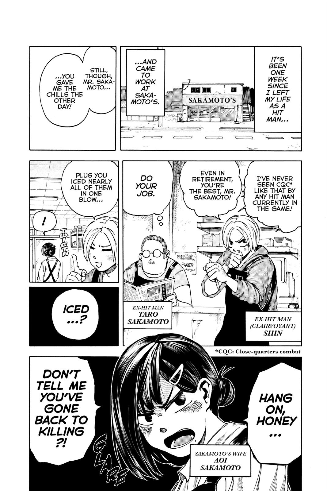 Sakamoto Days Chapter 2 — page 2