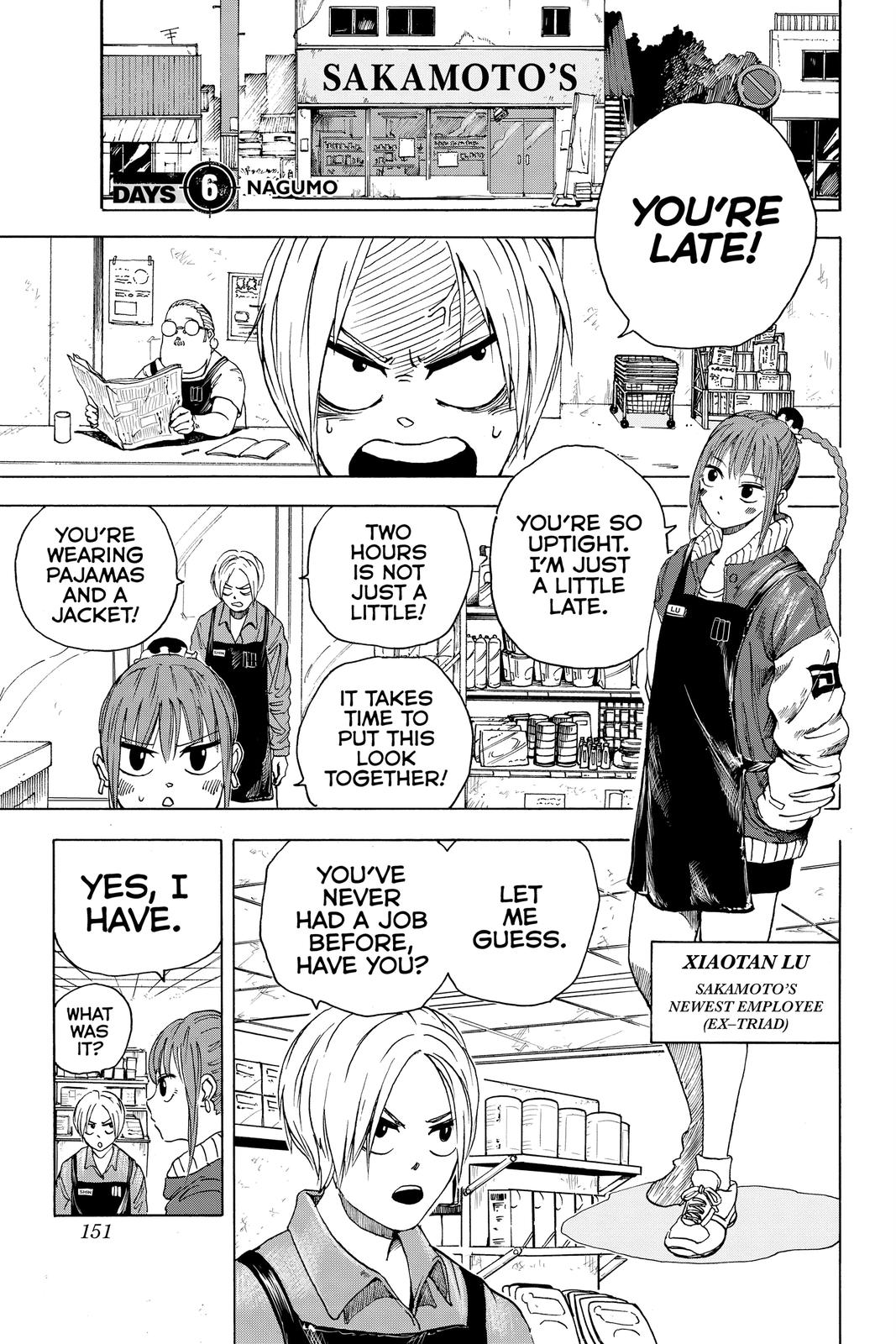 Sakamoto Days Chapter 6 — page 1