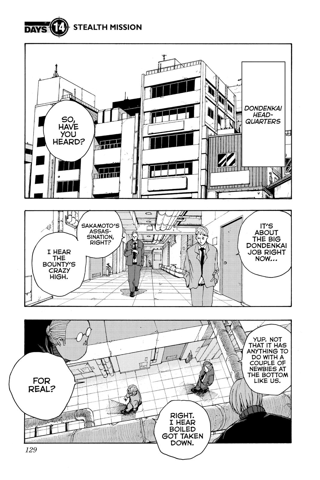 Sakamoto Days Chapter 14 — page 1