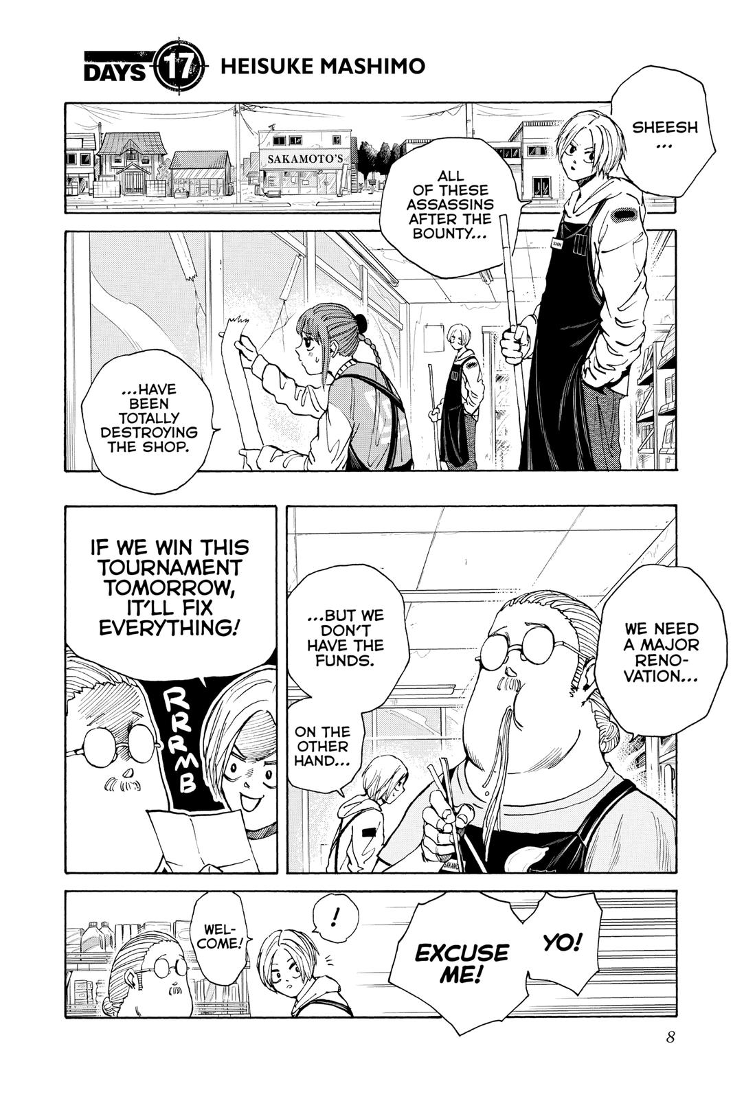 Sakamoto Days Chapter 17 — page 8