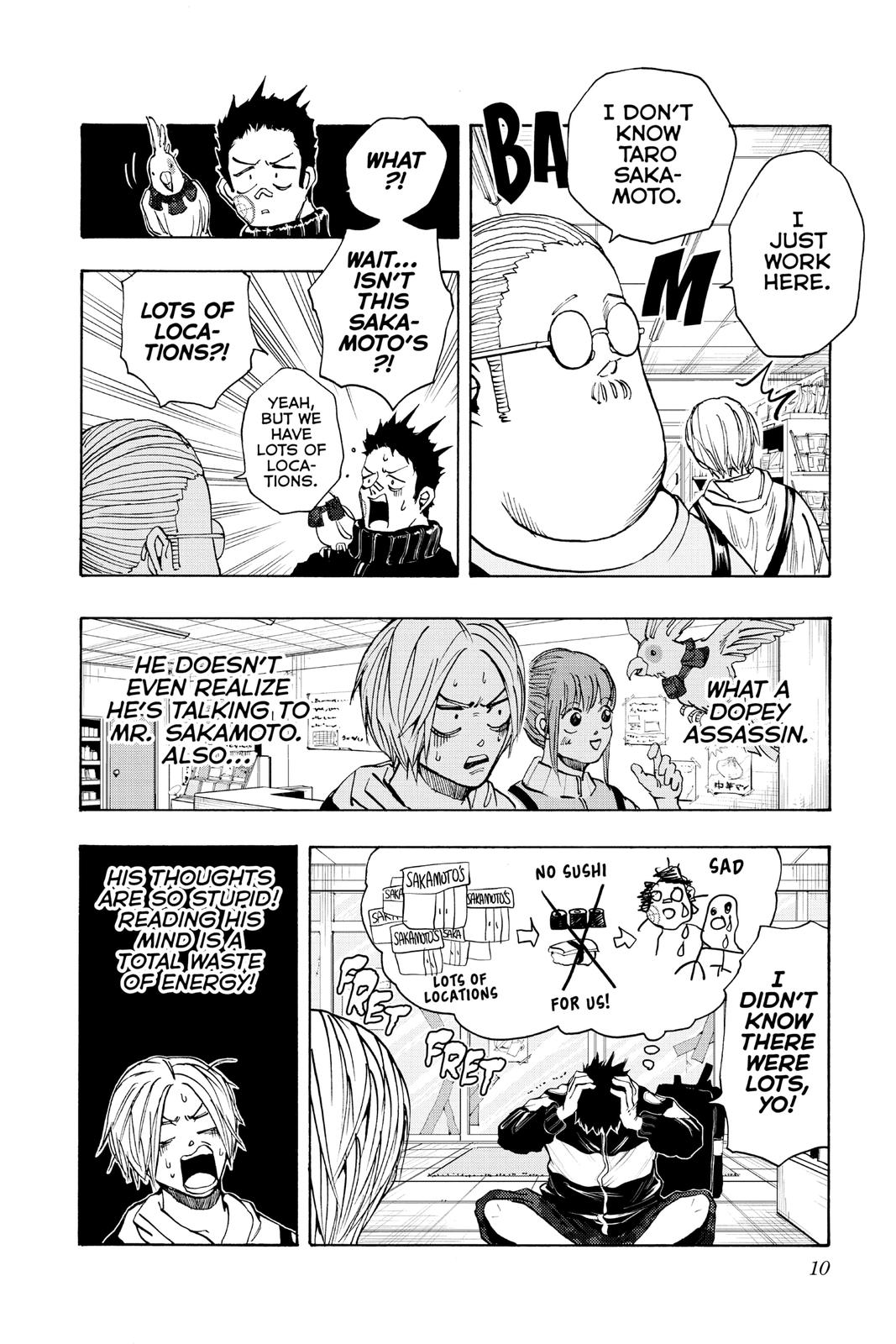 Sakamoto Days Chapter 17 — page 10