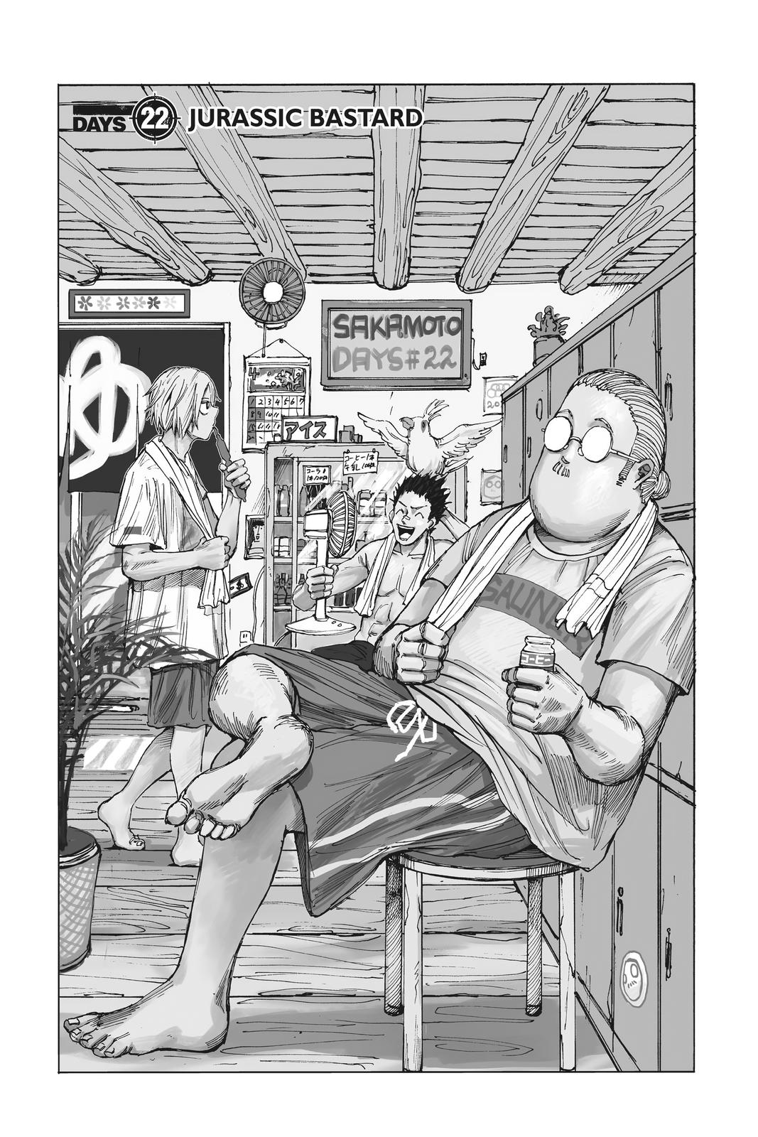 Sakamoto Days Chapter 22 — page 1