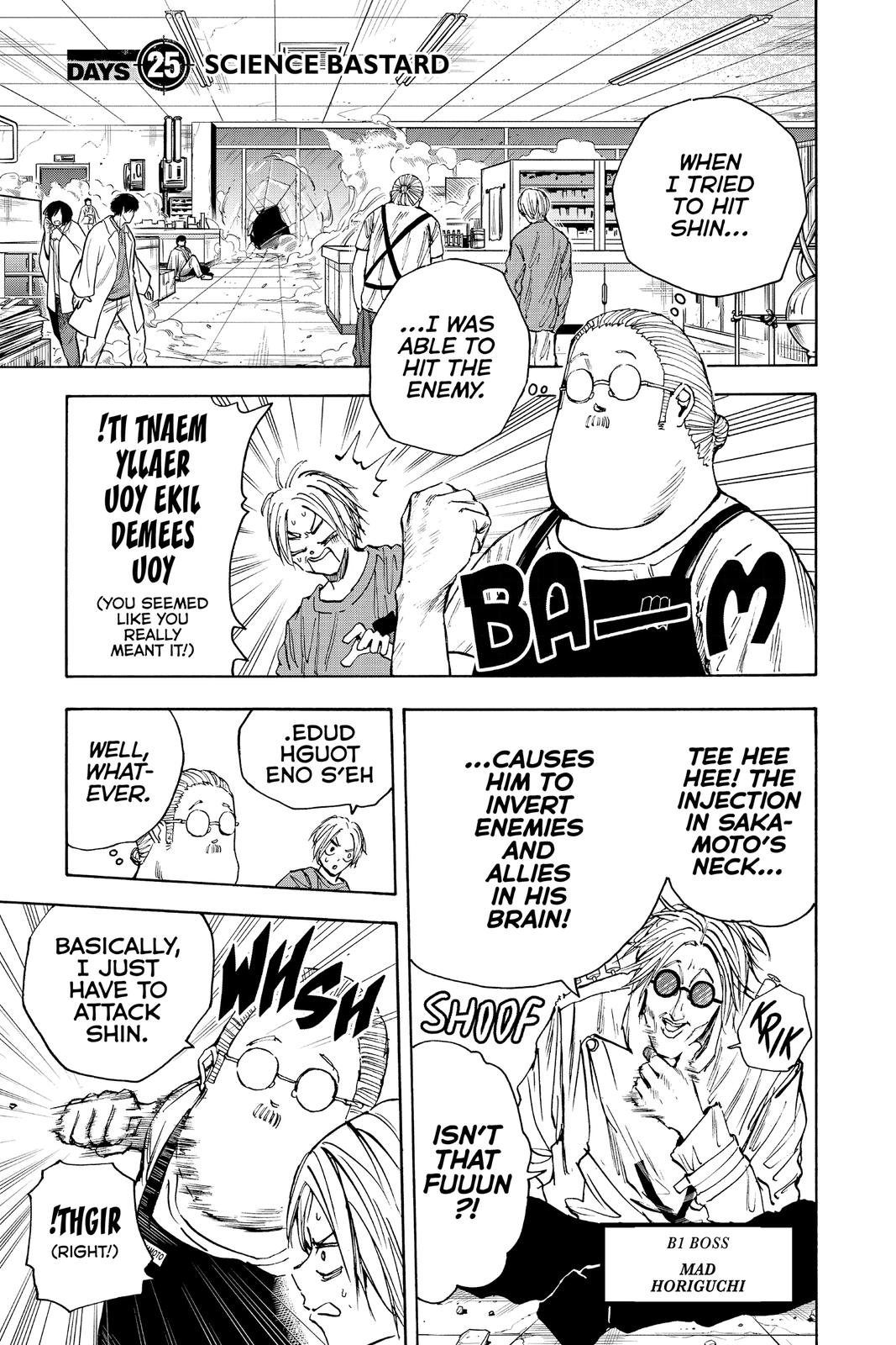 Sakamoto Days Chapter 25 — page 1