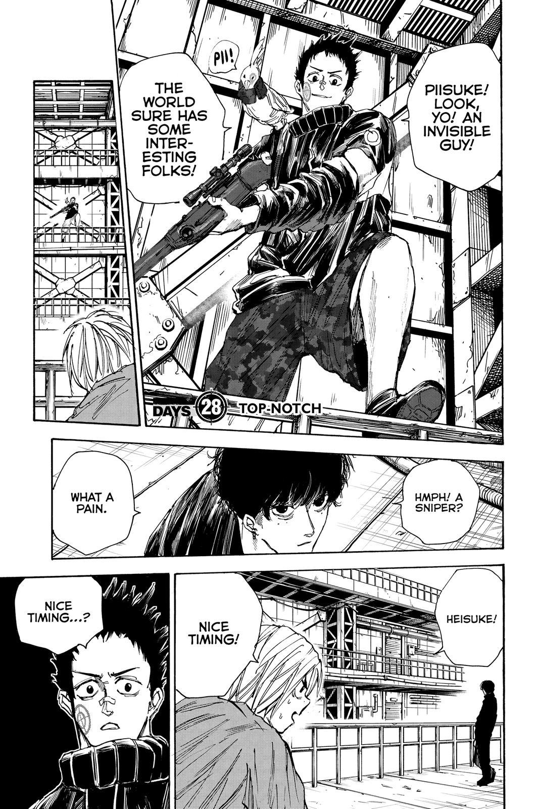 Sakamoto Days Chapter 28 — page 1