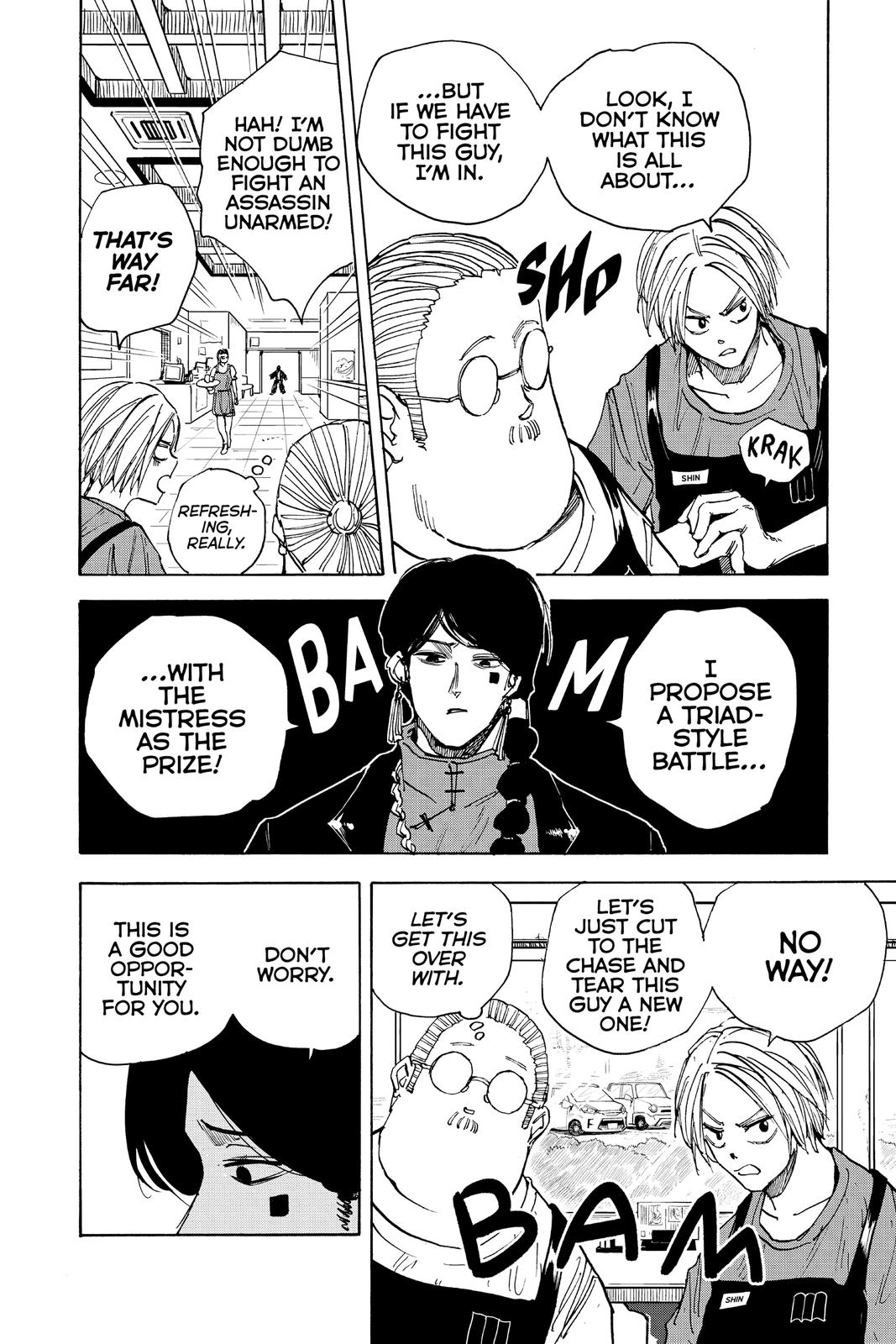 Sakamoto Days Chapter 34 — page 14