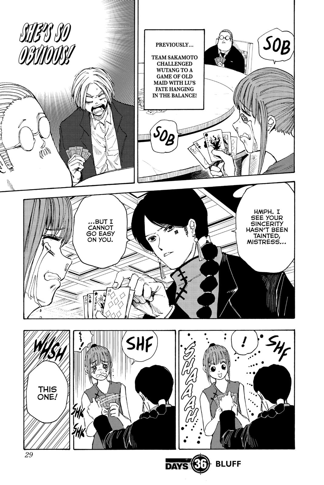 Sakamoto Days Chapter 36 — page 1
