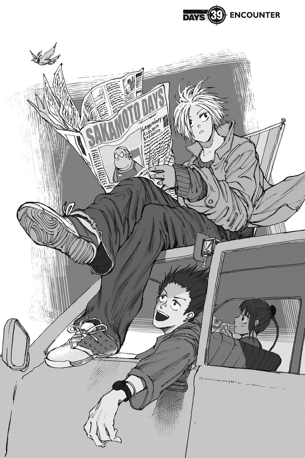 Sakamoto Days Chapter 39 — page 1
