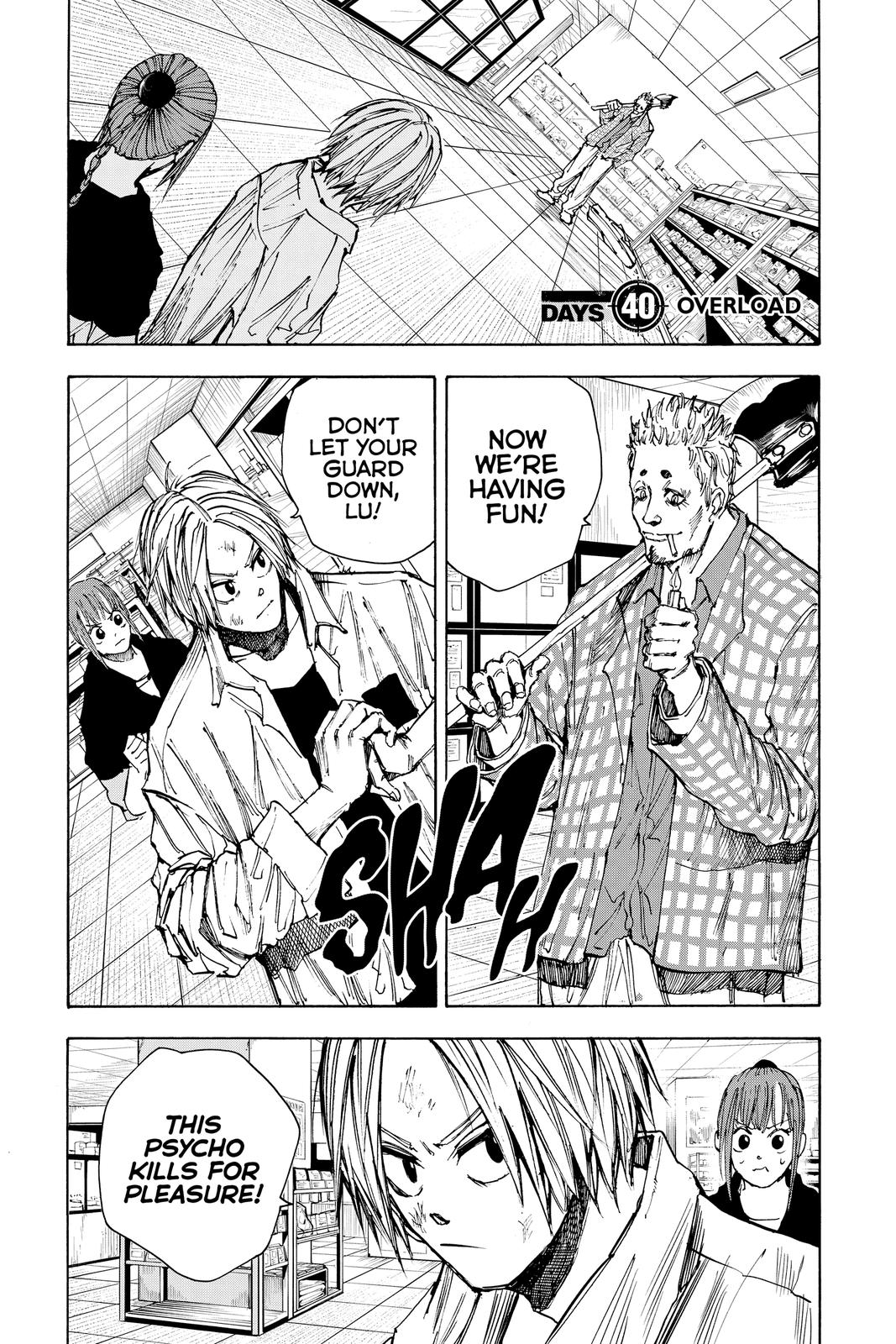 Sakamoto Days Chapter 40 — page 1