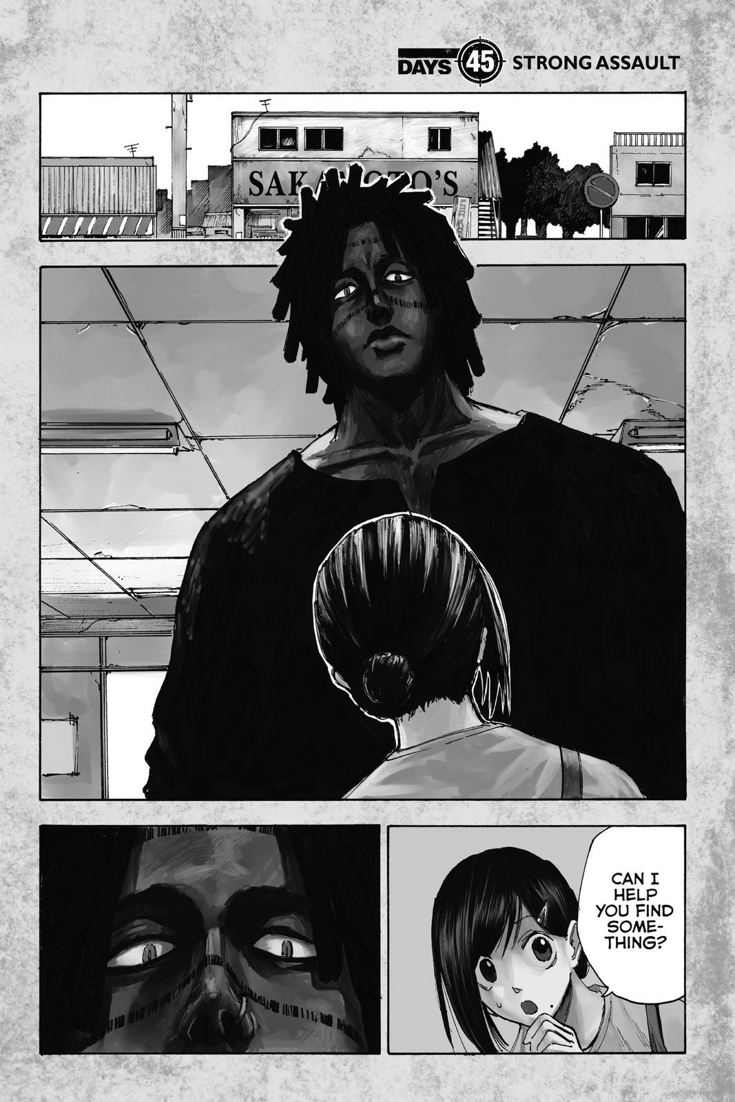 Sakamoto Days Chapter 45 — page 1