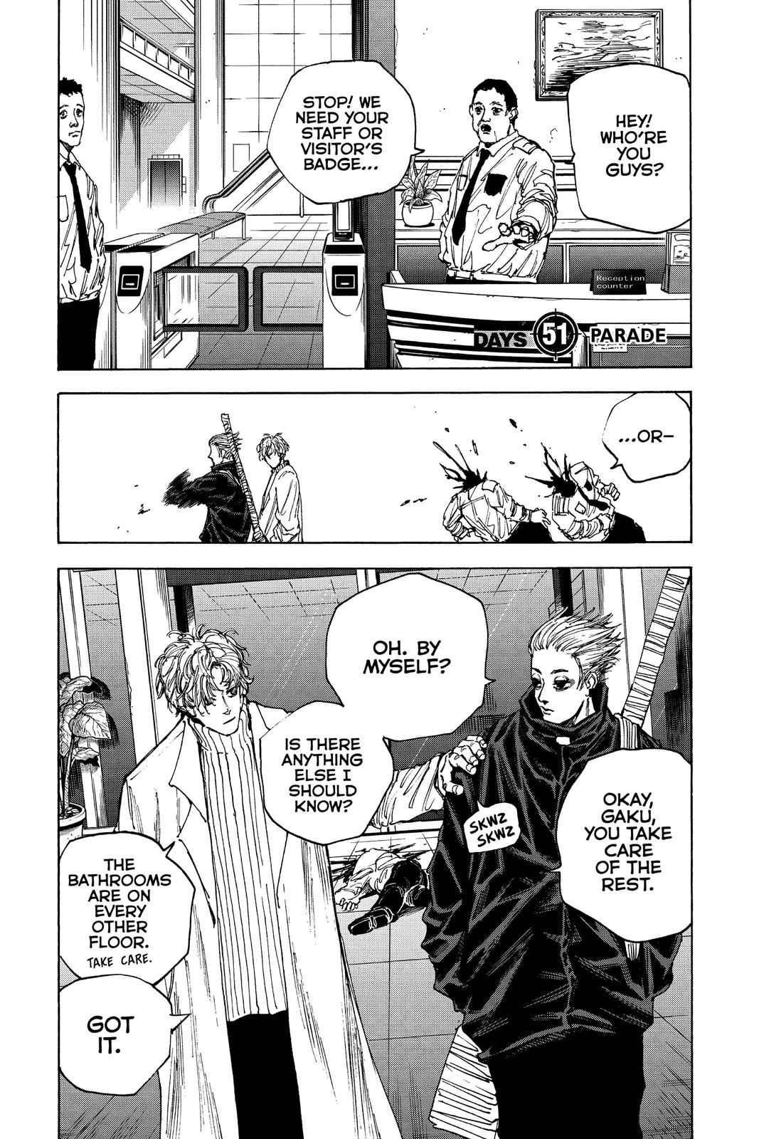 Sakamoto Days Chapter 51 — page 1