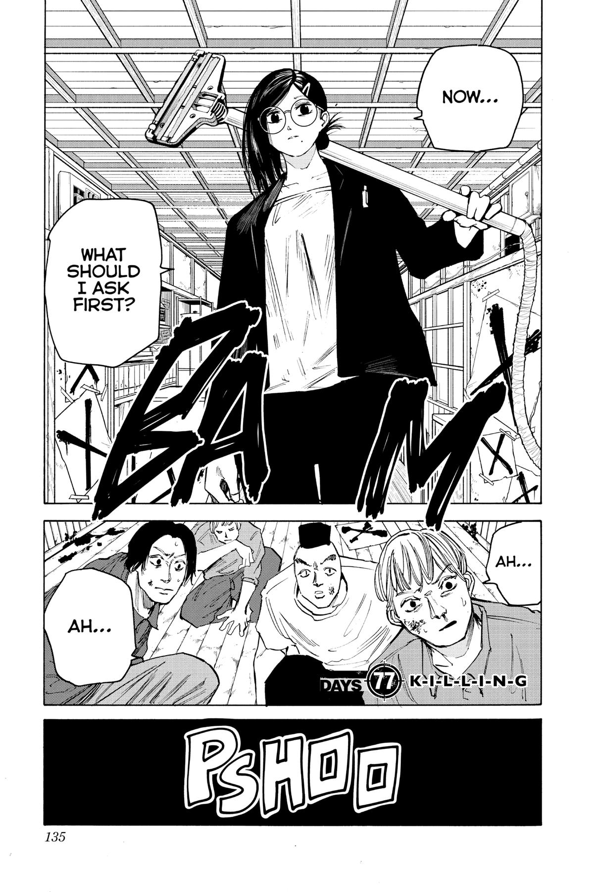Sakamoto Days Chapter 77 — page 1