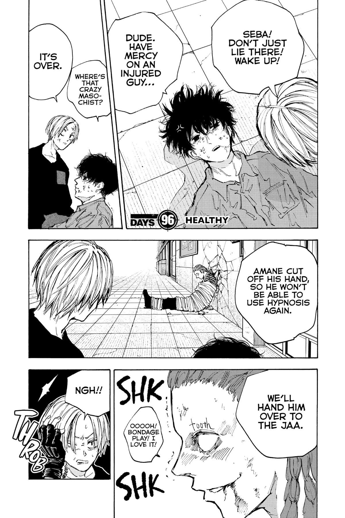 Sakamoto Days Chapter 96 — page 1