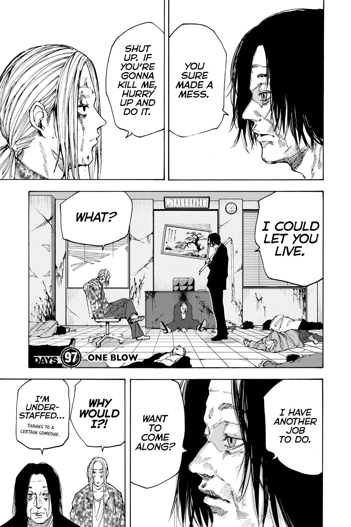 Sakamoto Days Chapter 97 — page 1