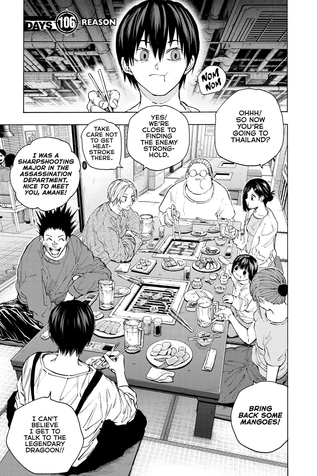 Sakamoto Days Chapter 106 — page 1