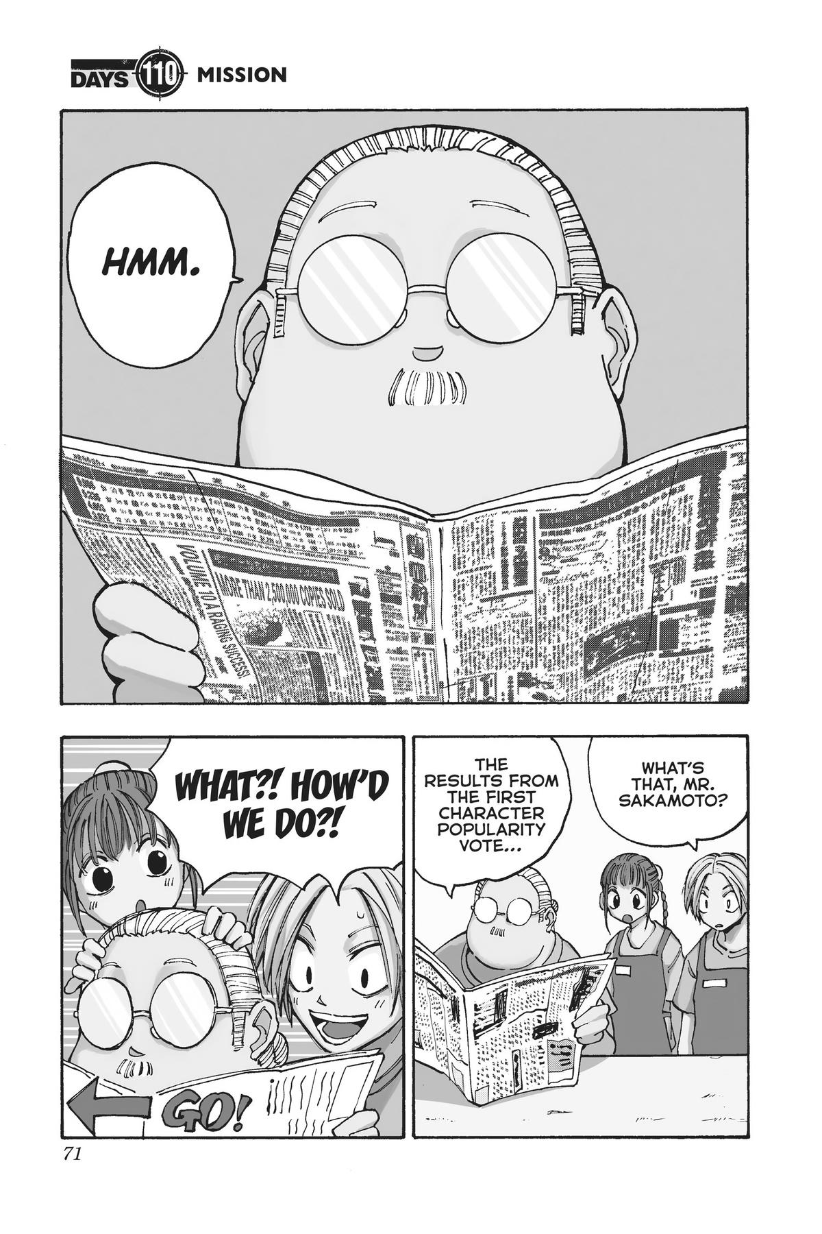 Sakamoto Days Chapter 110 — page 1