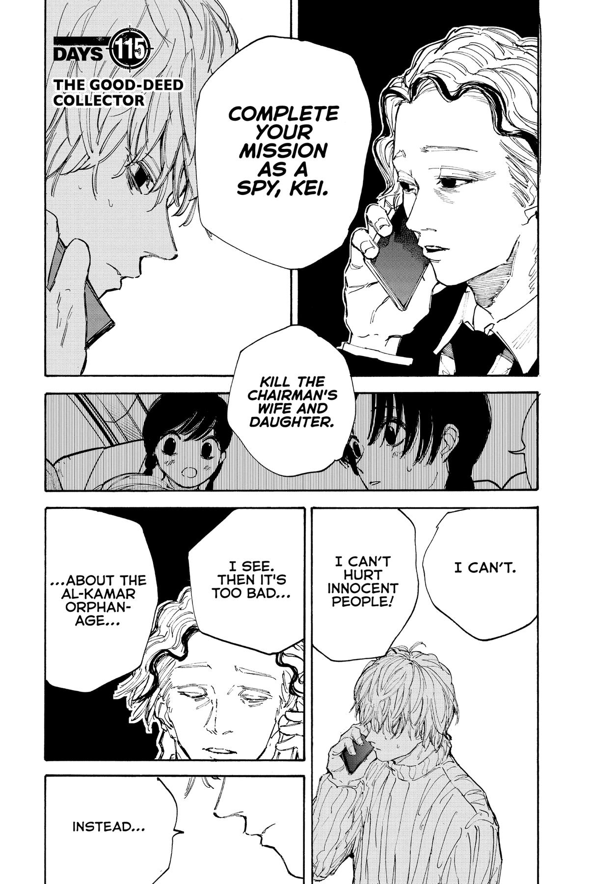 Sakamoto Days Chapter 115 — page 1