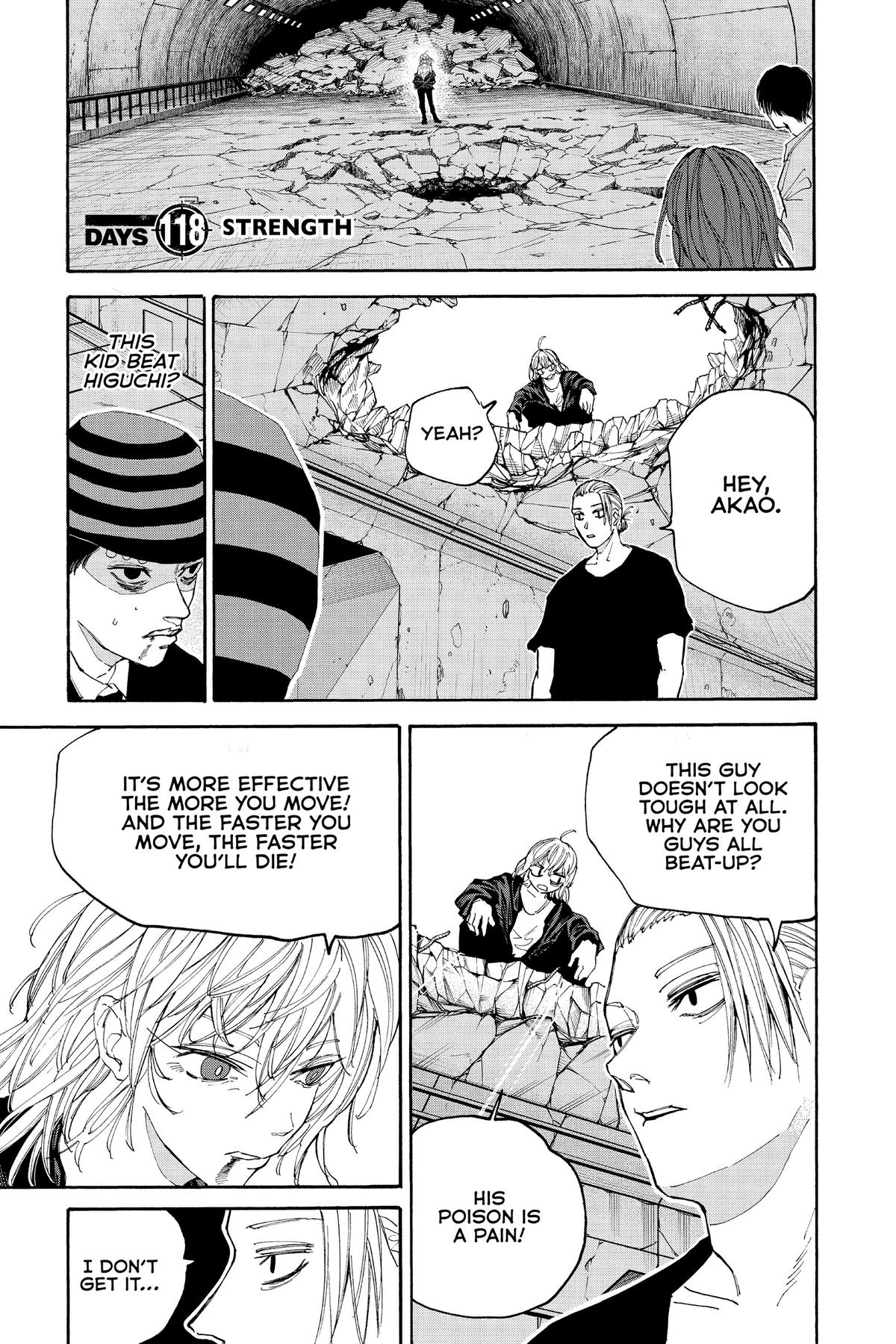 Sakamoto Days Chapter 118 — page 1