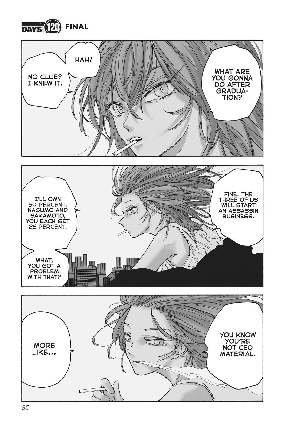 Sakamoto Days Chapter 120 — page 1