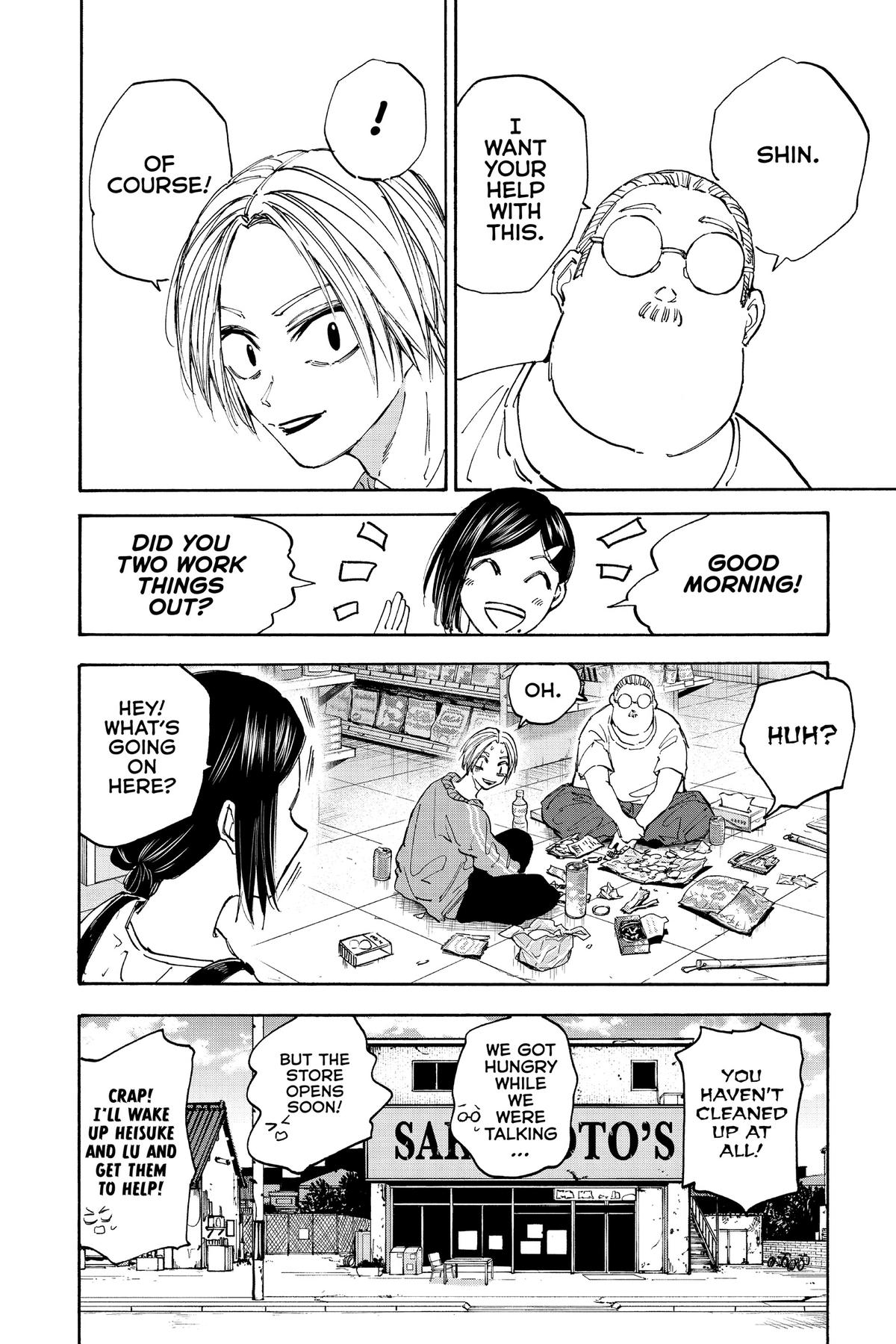Sakamoto Days Chapter 121 — page 4