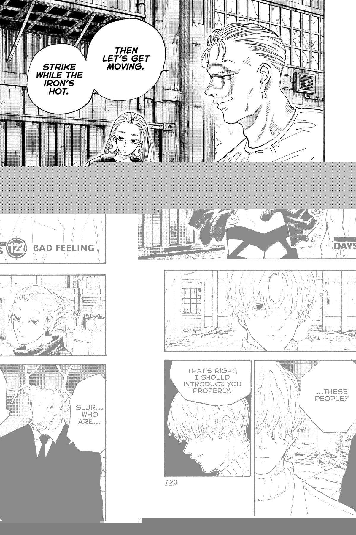 Sakamoto Days Chapter 122 — page 1