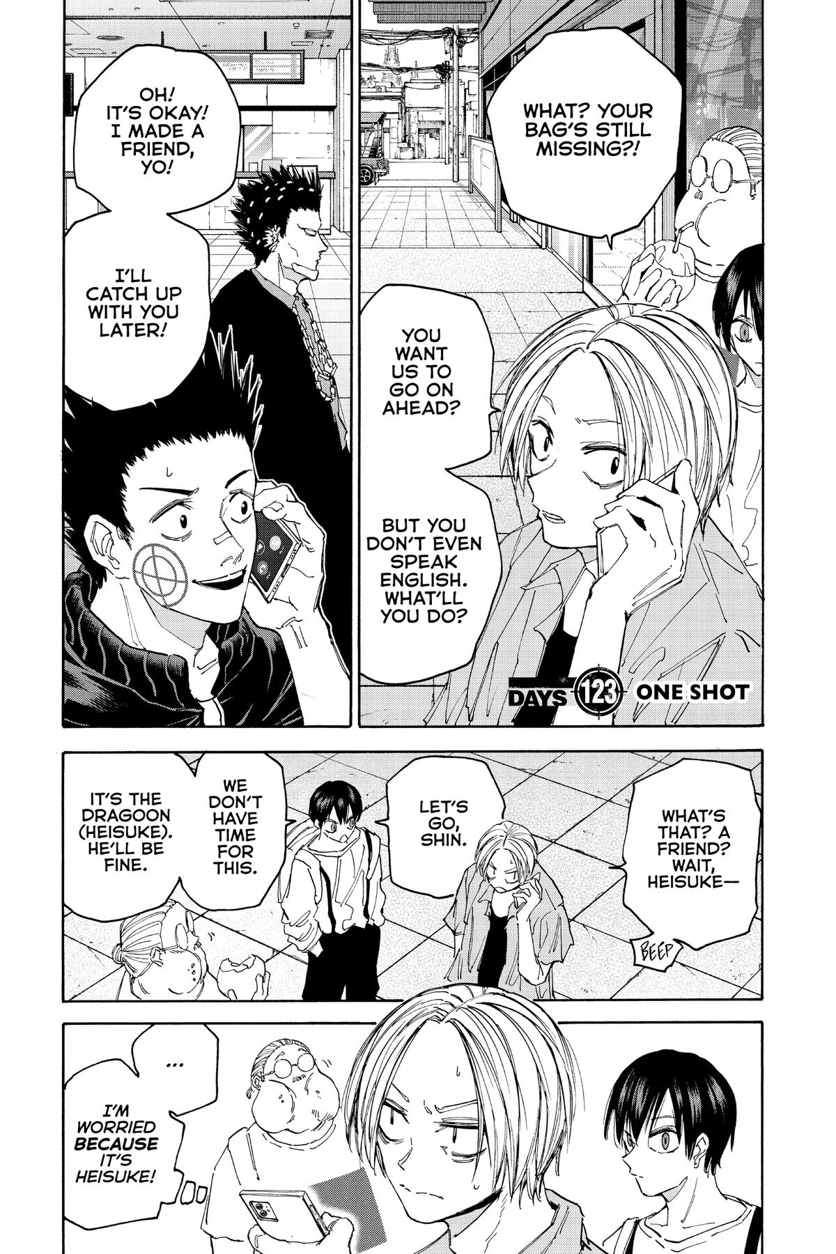 Sakamoto Days Chapter 123 — page 1