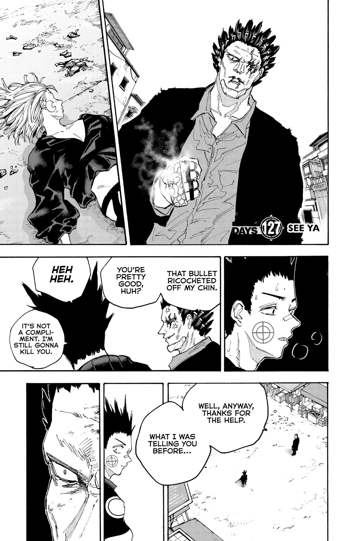 Sakamoto Days Chapter 127 — page 1
