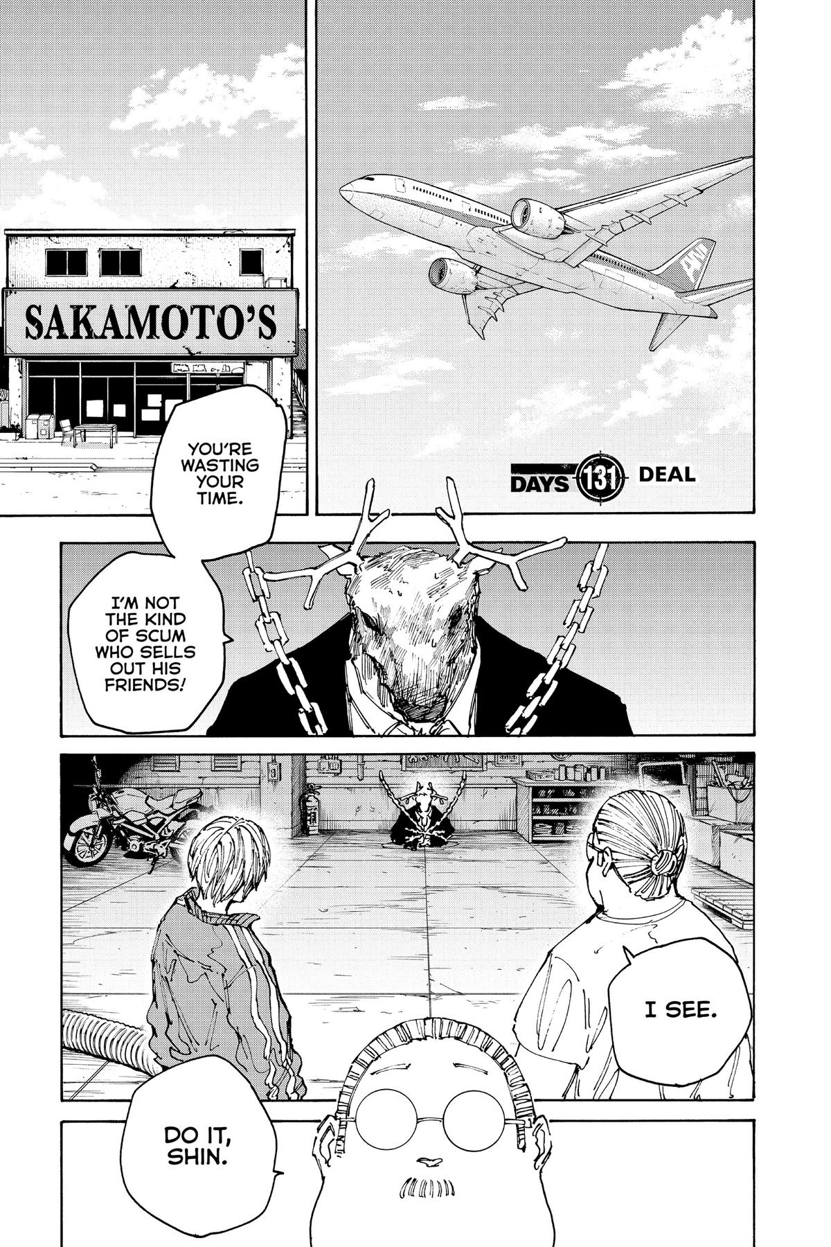 Sakamoto Days Chapter 131 — page 1