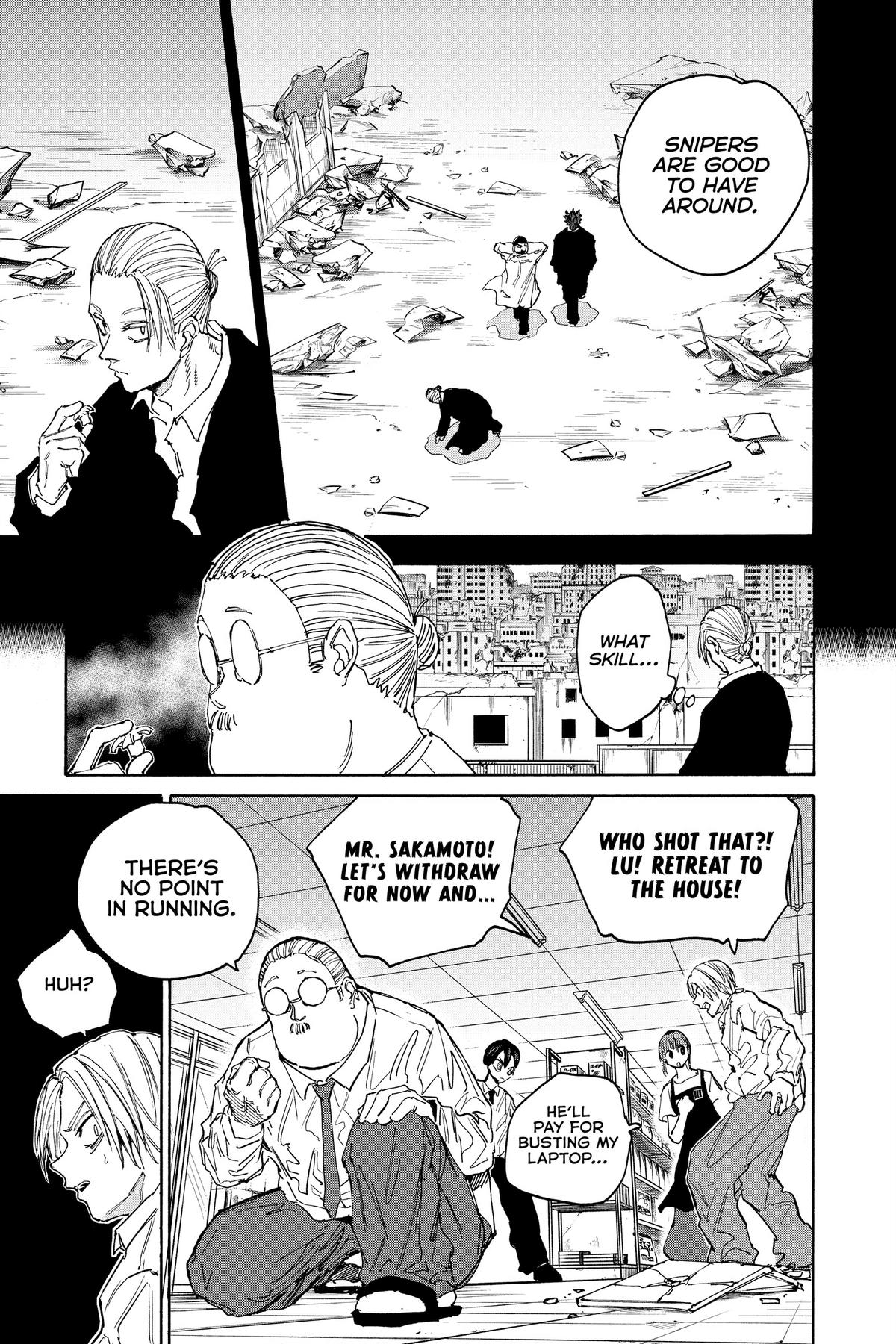 Sakamoto Days Chapter 135 — page 7
