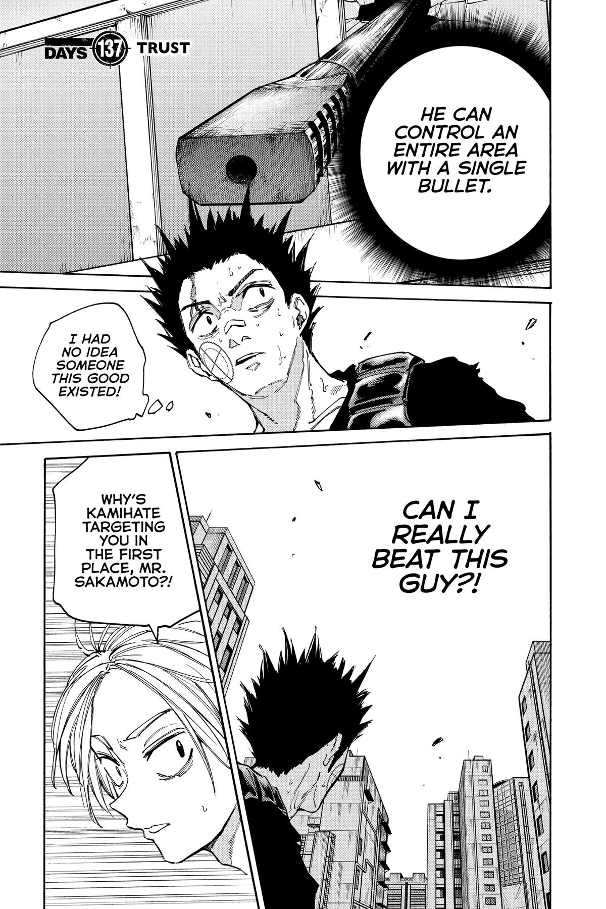 Sakamoto Days Chapter 137 — page 1