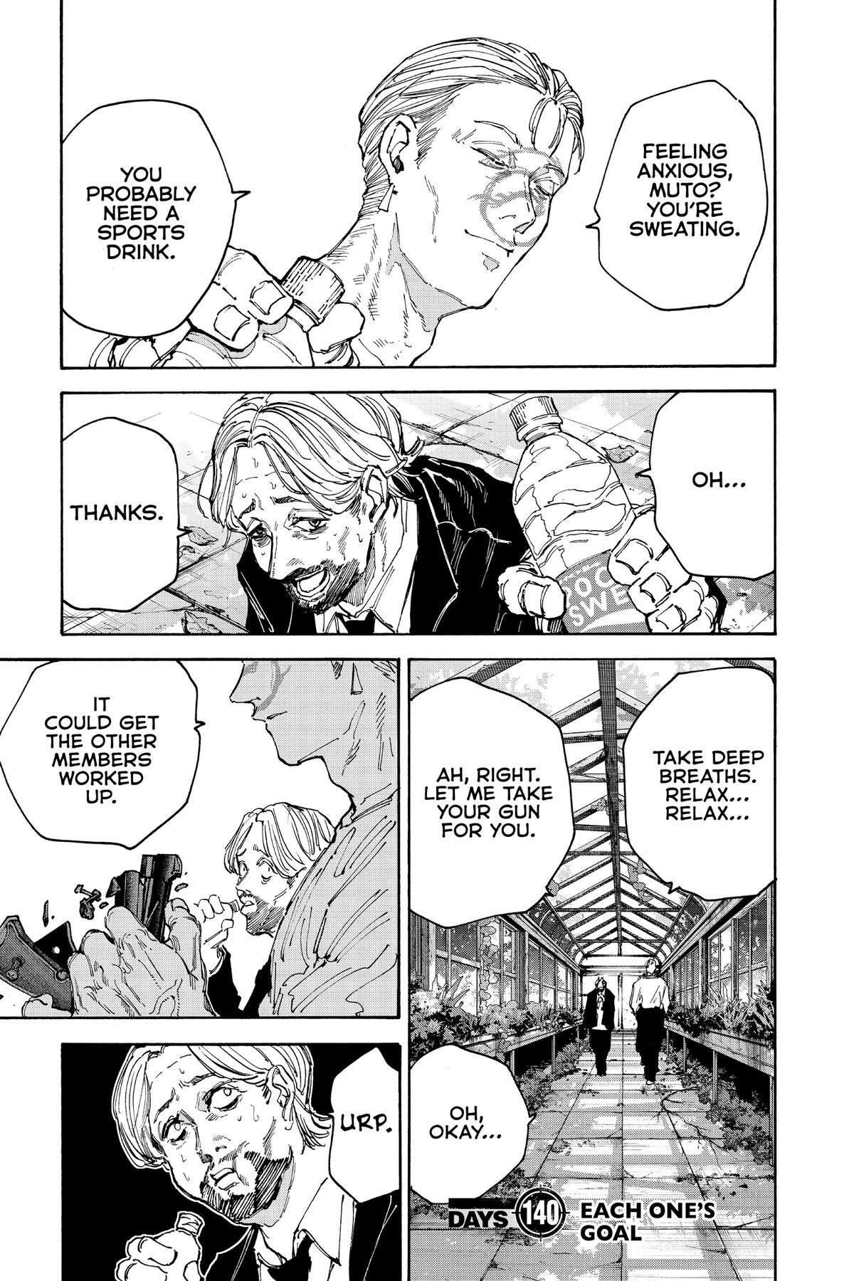 Sakamoto Days Chapter 140 — page 1