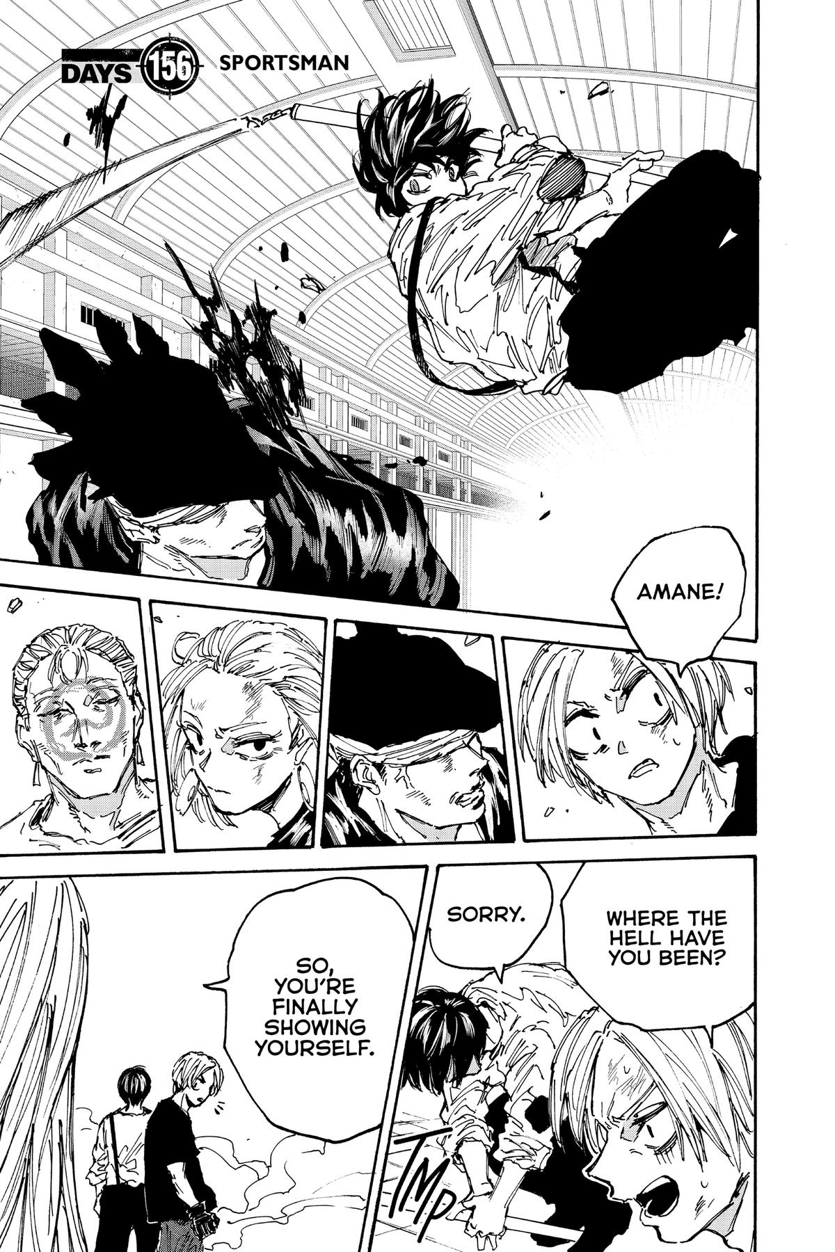Sakamoto Days Chapter 156 — page 1
