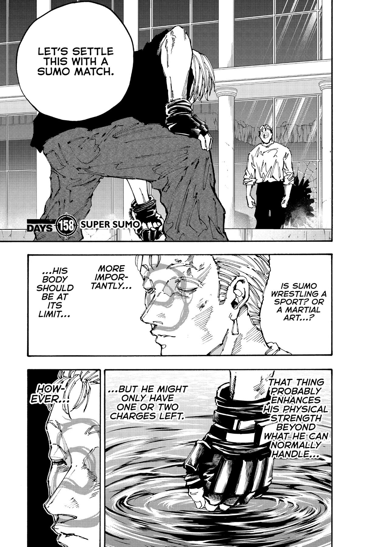 Sakamoto Days Chapter 158 — page 1
