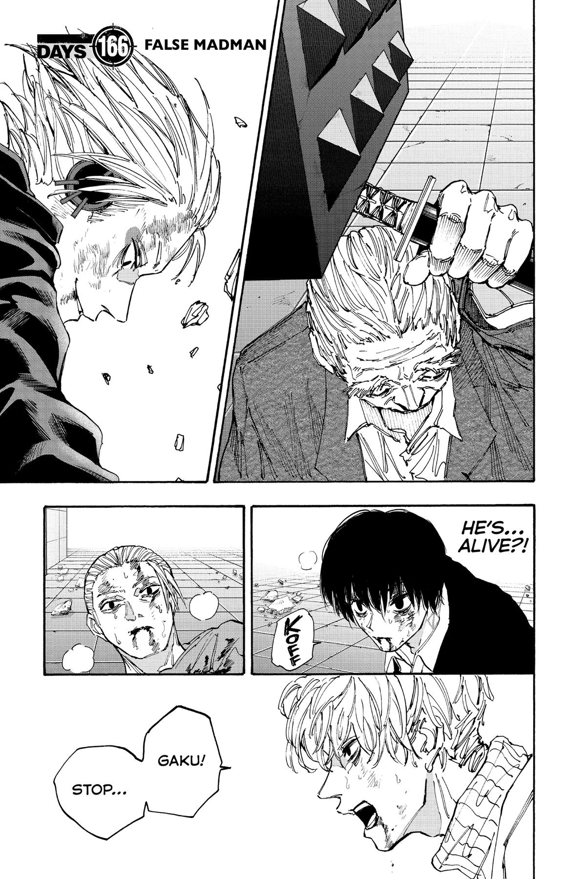 Sakamoto Days Chapter 166 — page 1
