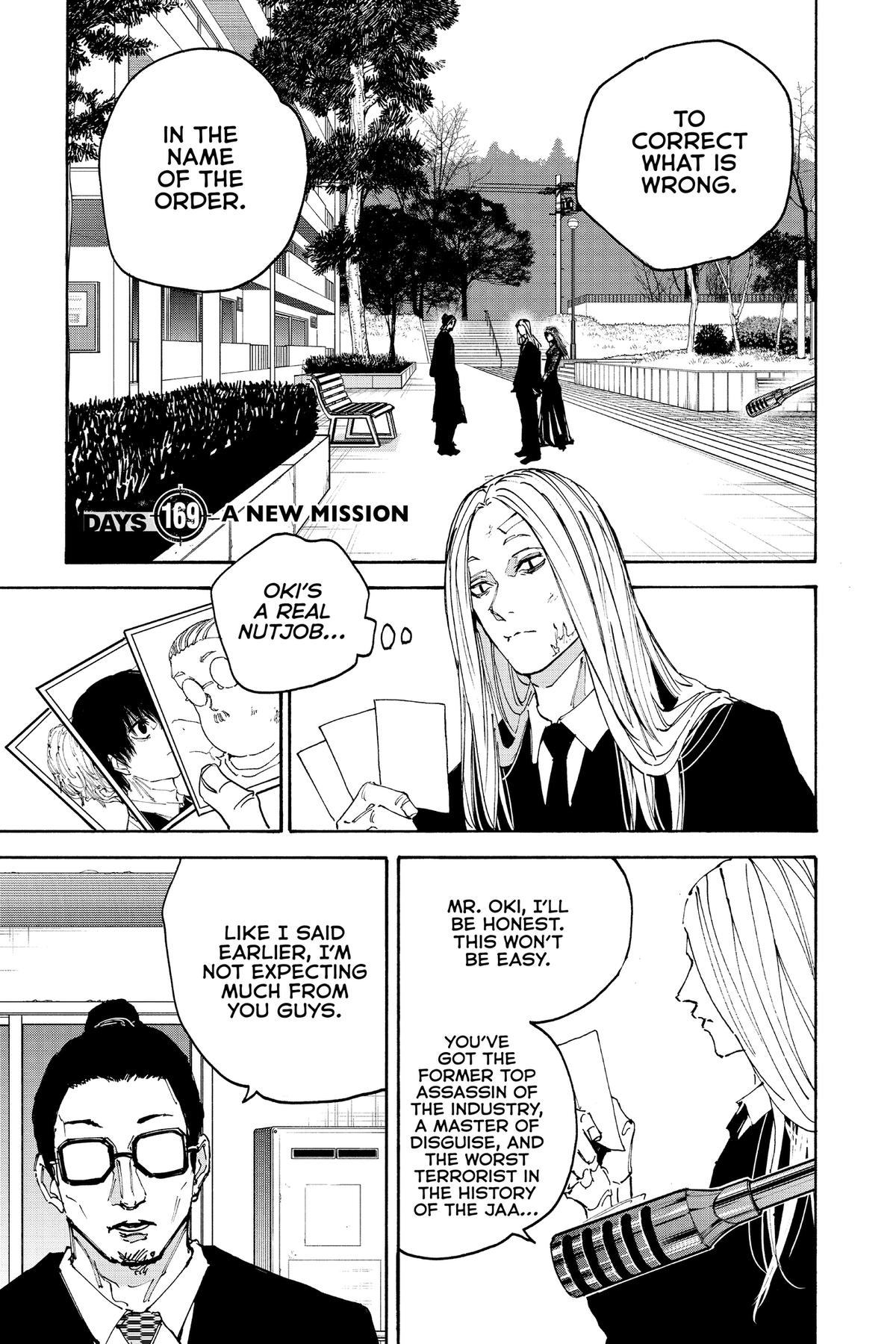 Sakamoto Days Chapter 169 — page 1