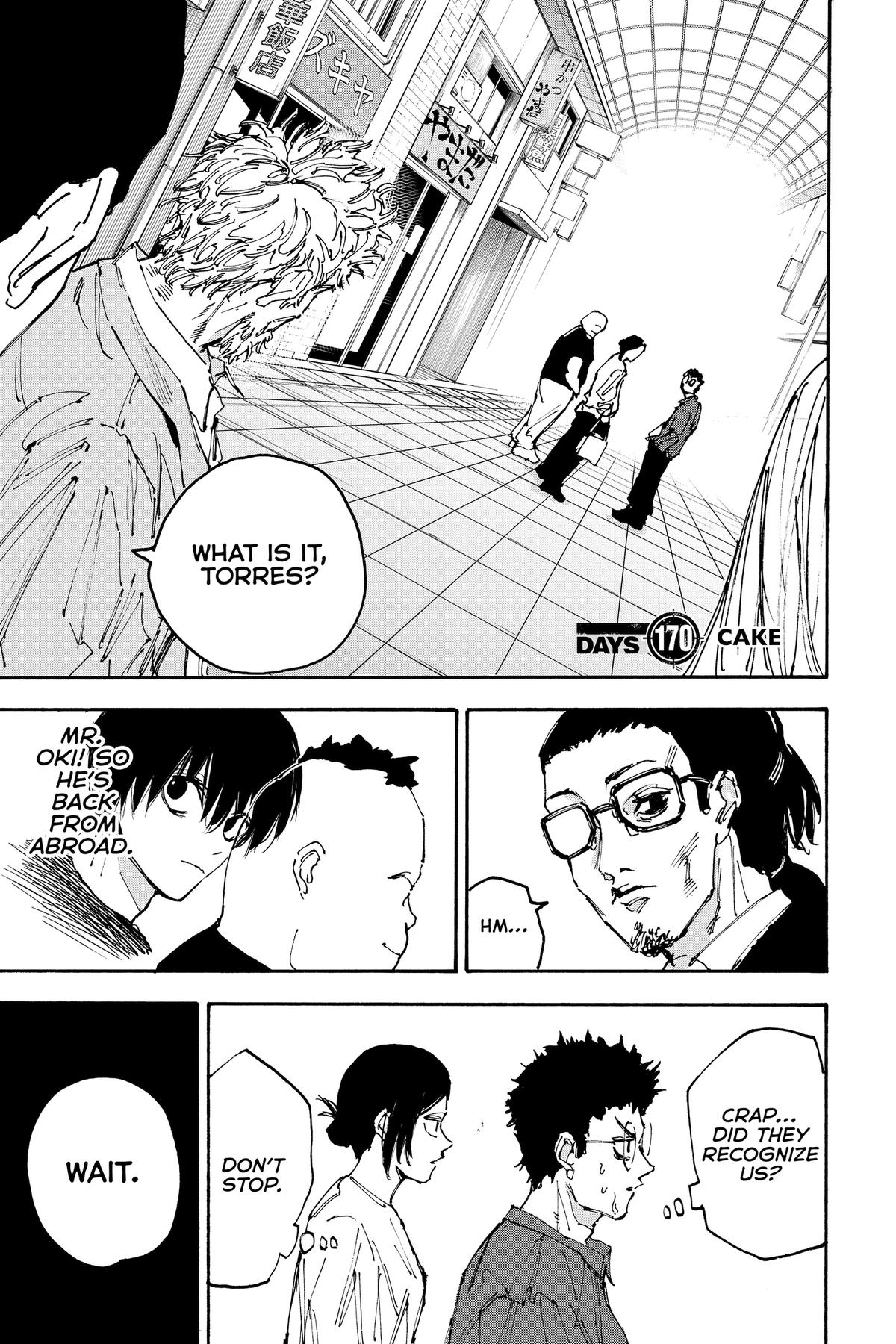 Sakamoto Days Chapter 170 — page 1