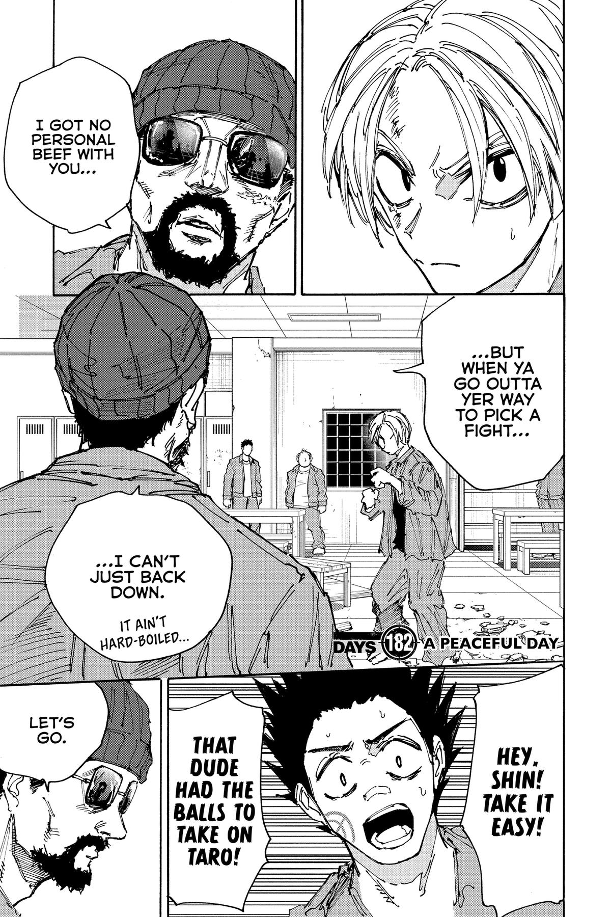 Sakamoto Days Chapter 182 — page 1