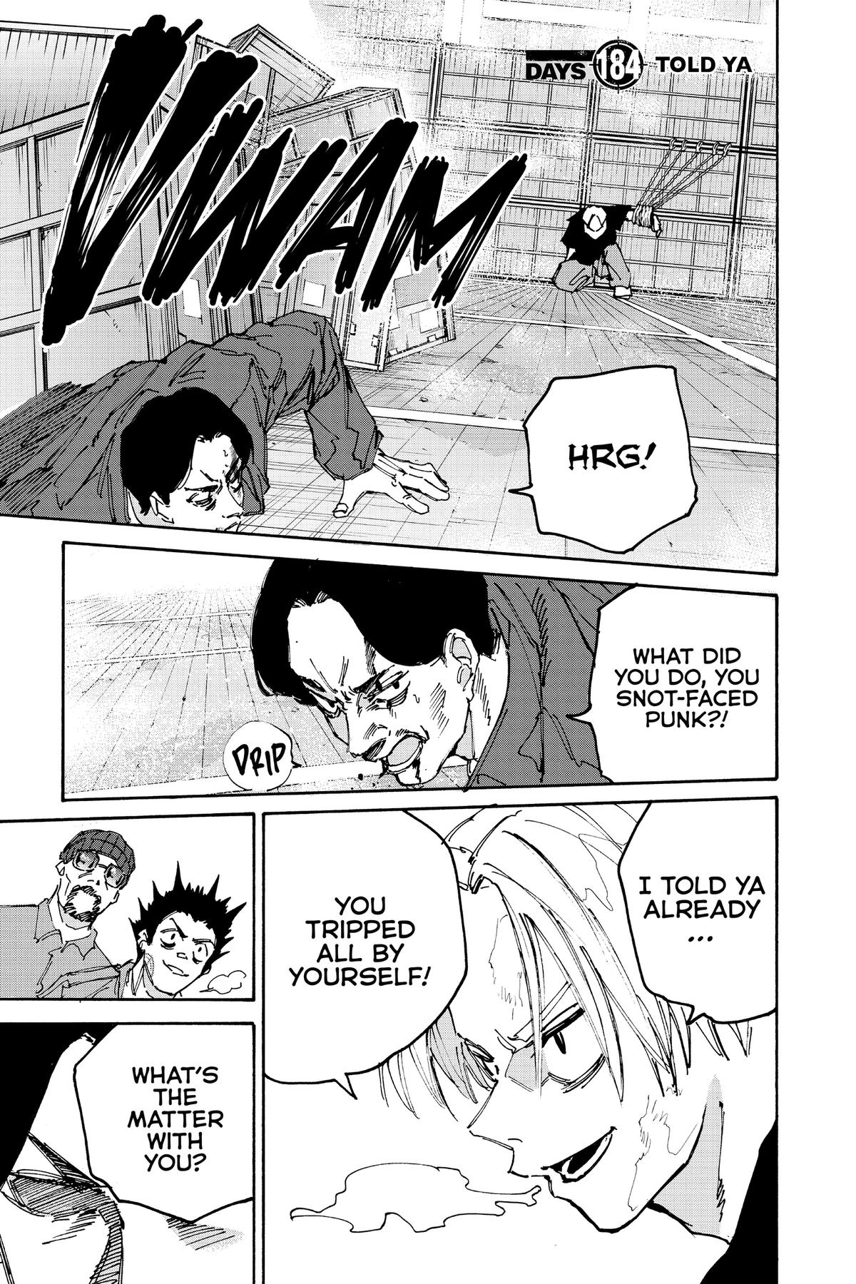 Sakamoto Days Chapter 184 — page 1