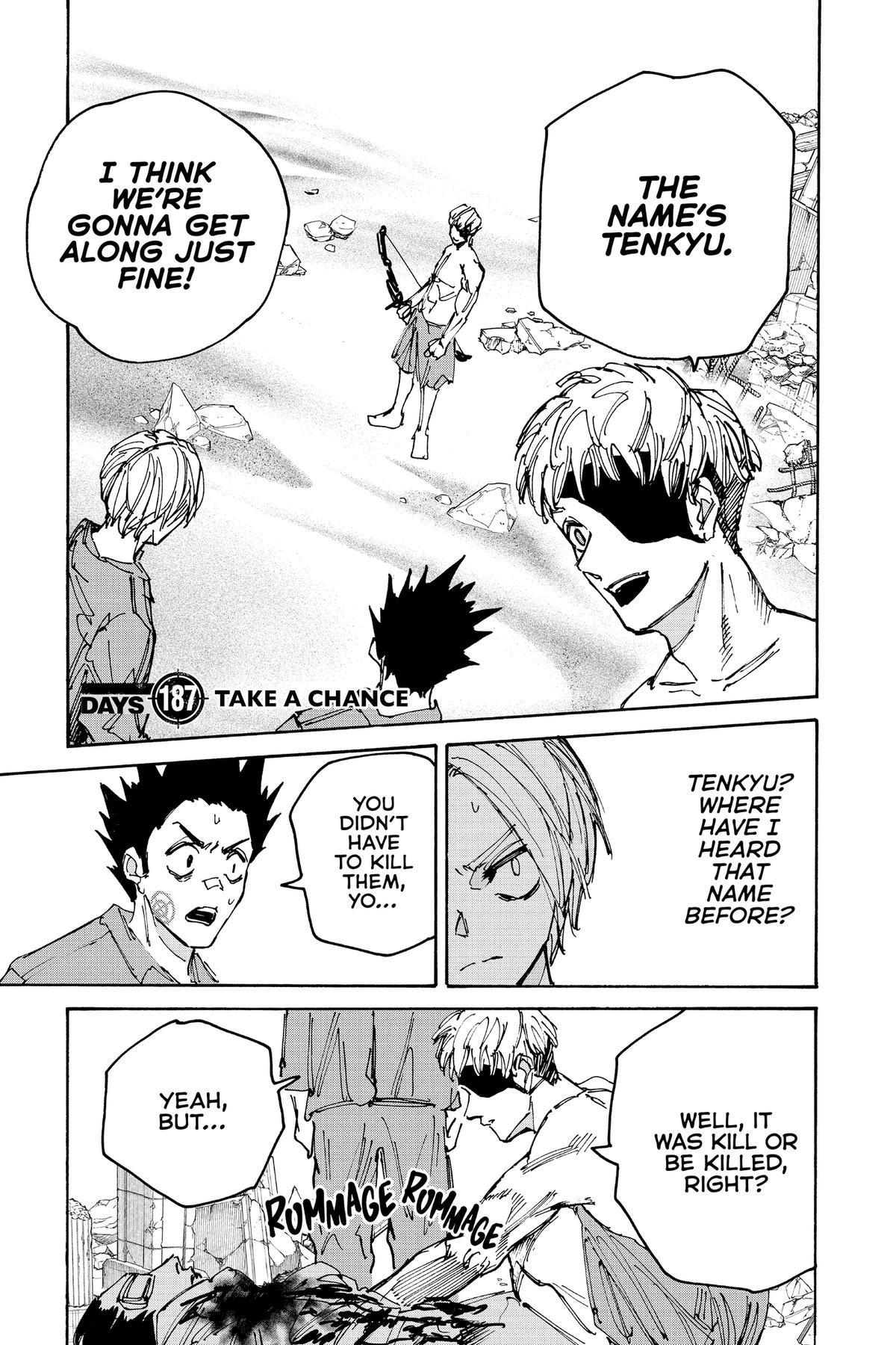 Sakamoto Days Chapter 187 — page 1