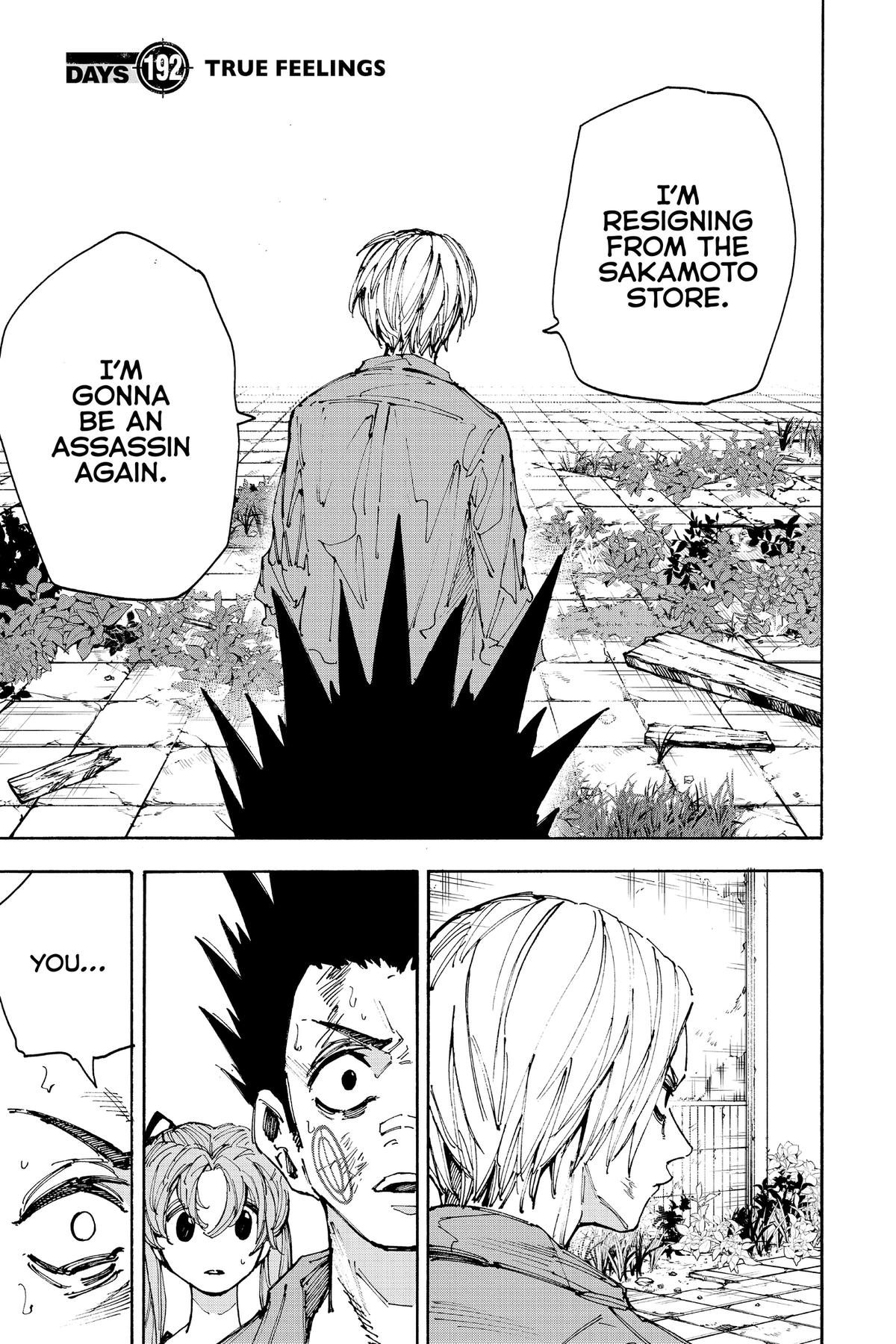Sakamoto Days Chapter 192 — page 1