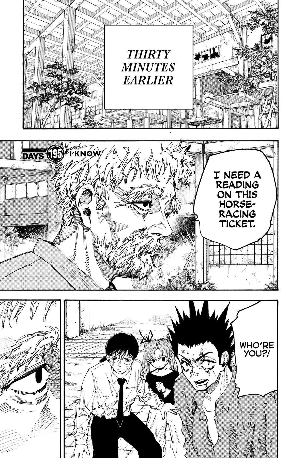 Sakamoto Days Chapter 195 — page 1