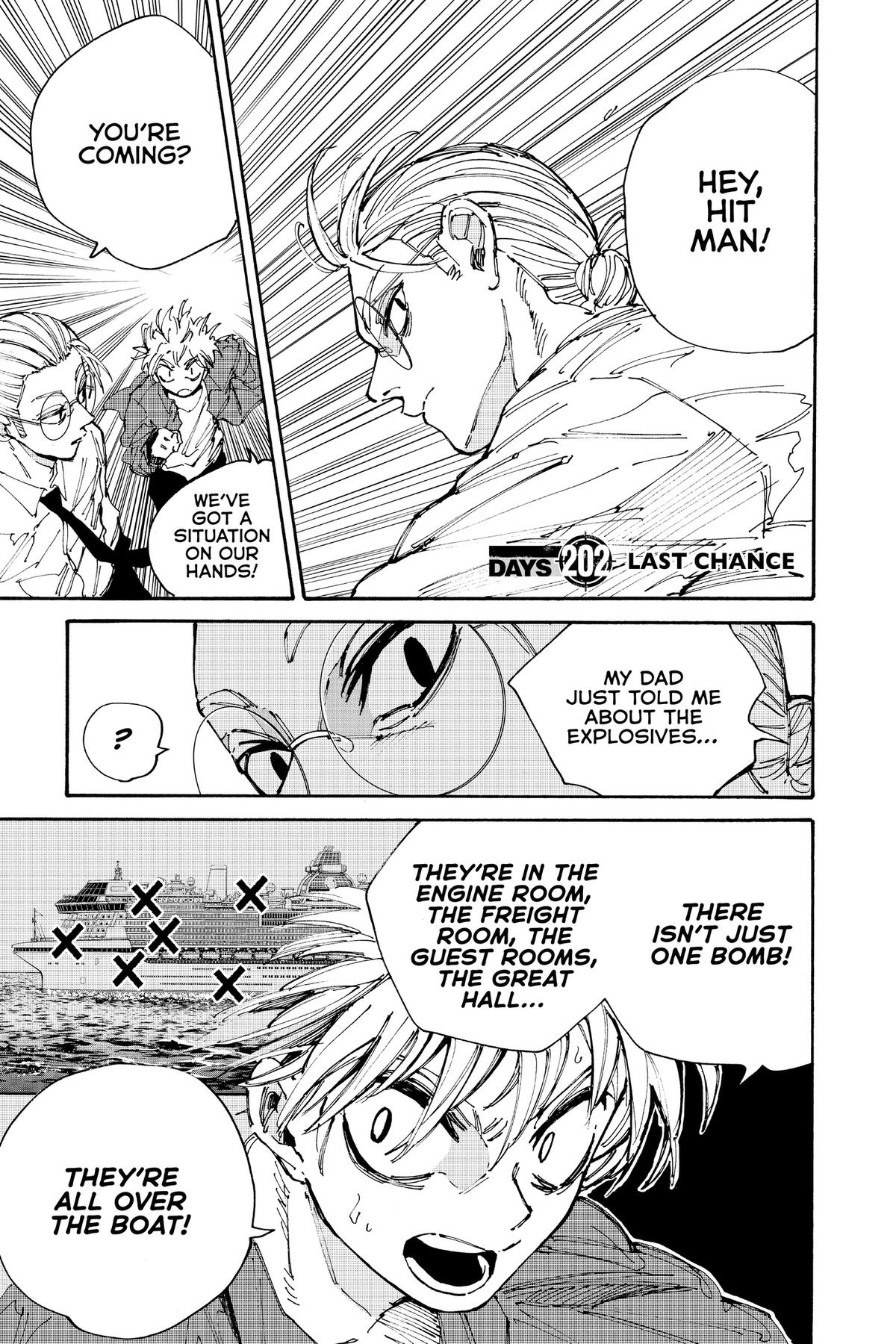 Sakamoto Days Chapter 202 — page 1